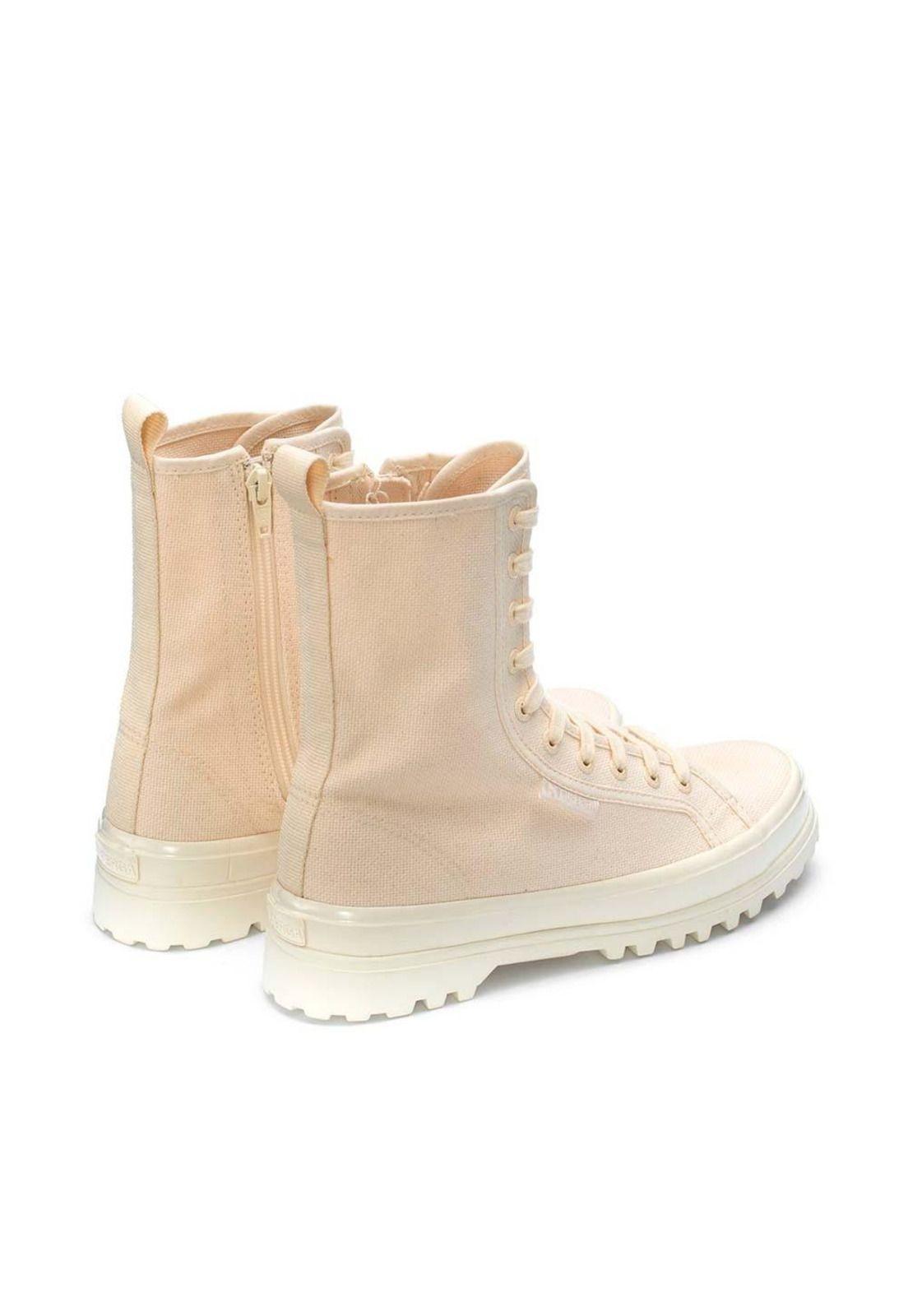Zapatilla 2641 Alpina High Shiny Beige Raw-2