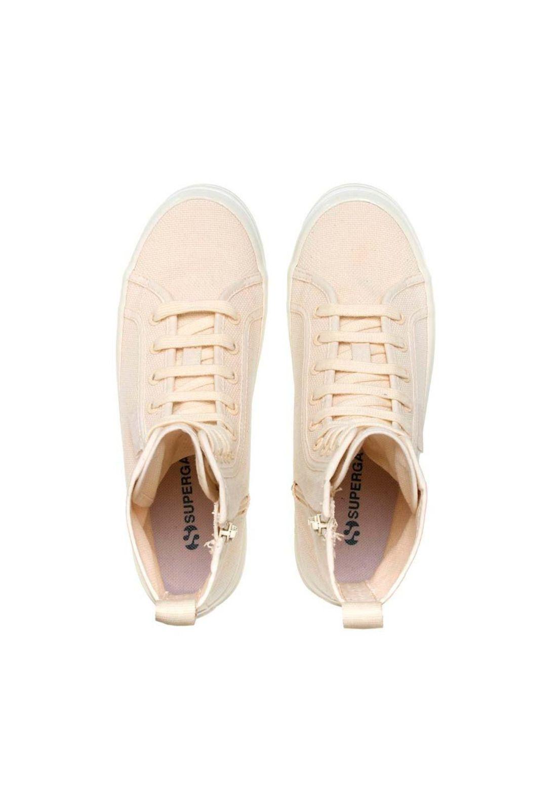 Zapatilla 2641 Alpina High Shiny Beige Raw-3