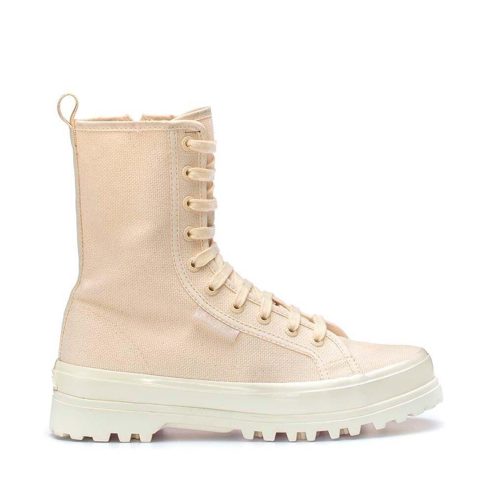 Zapatilla 2641 Alpina High Shiny Beige Raw-0