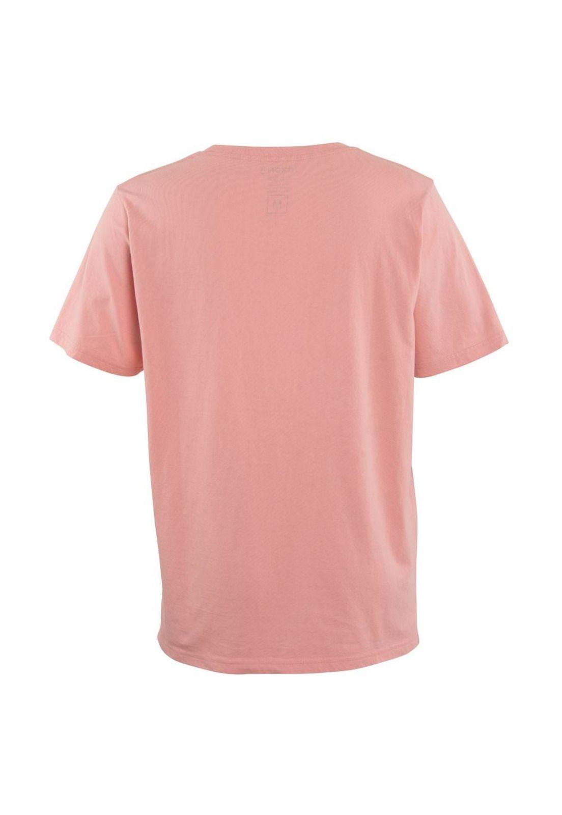 Polera Men Pink Logo Front Black-2