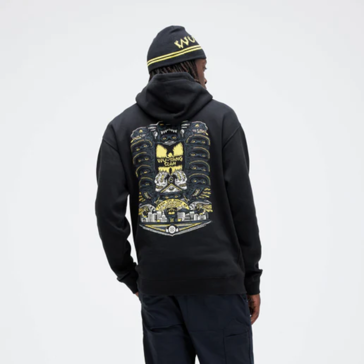 Polerón Stance Hoodie Wu-Tang Panther Hoodie Black-3