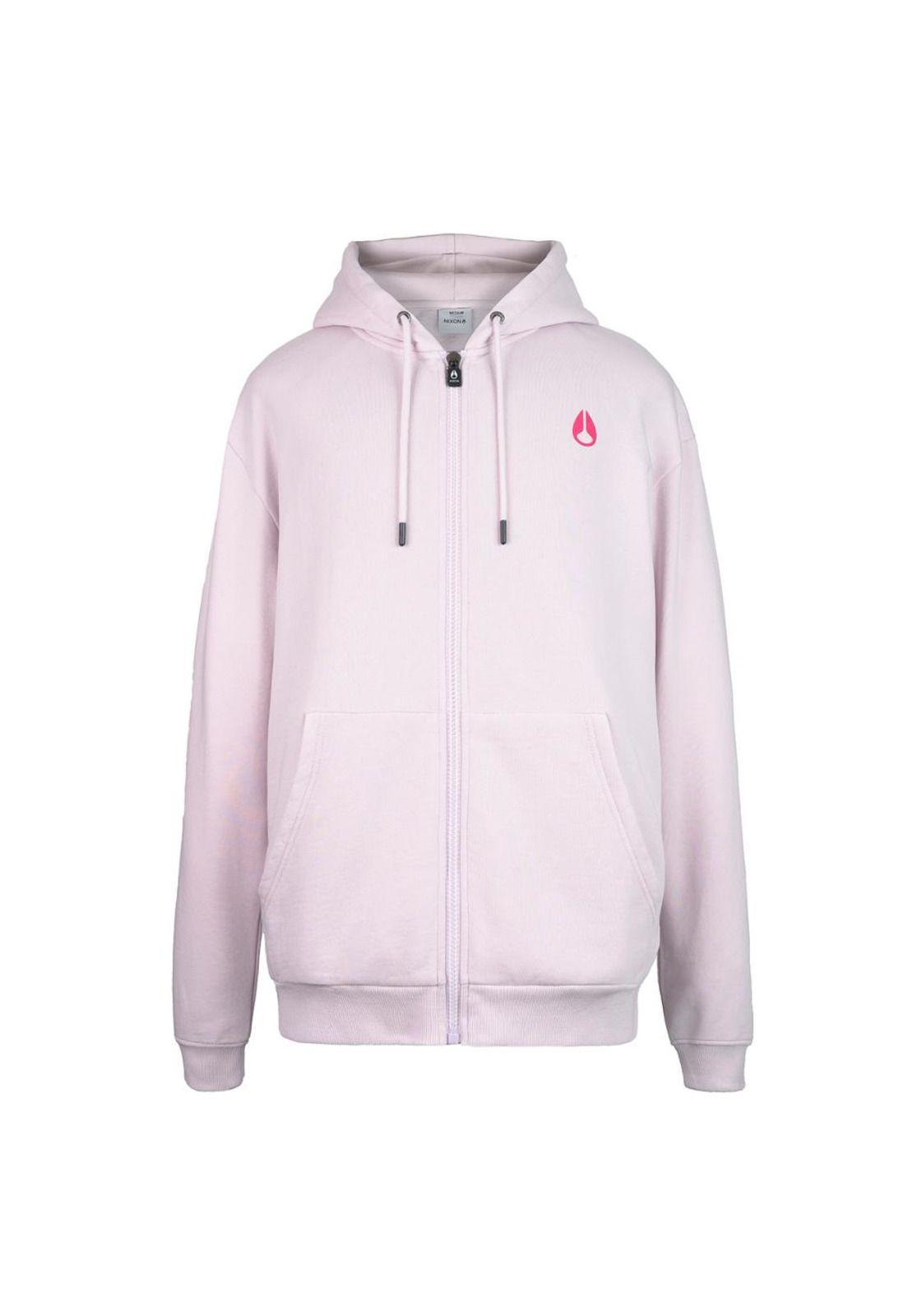 Polerón Nixon Men Full Zipper Iguana Lilac-0