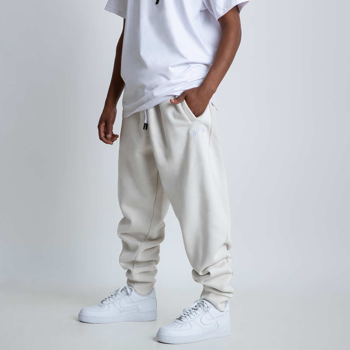 Pantalón WhatUp Jogger Men Cream-0