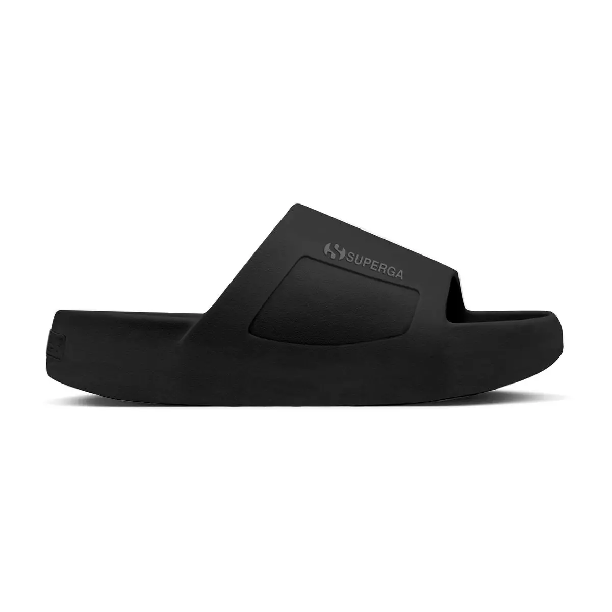 Sandalia Superga 1950 Monoblock Slide Black-0