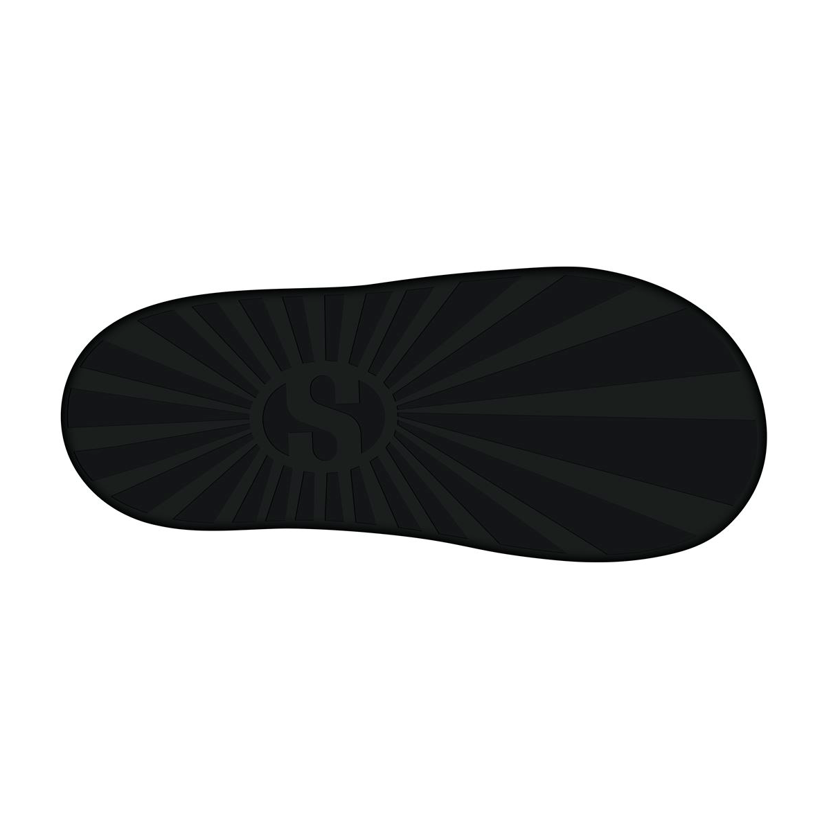 Sandalia Superga 1950 Monoblock Slide Black-1