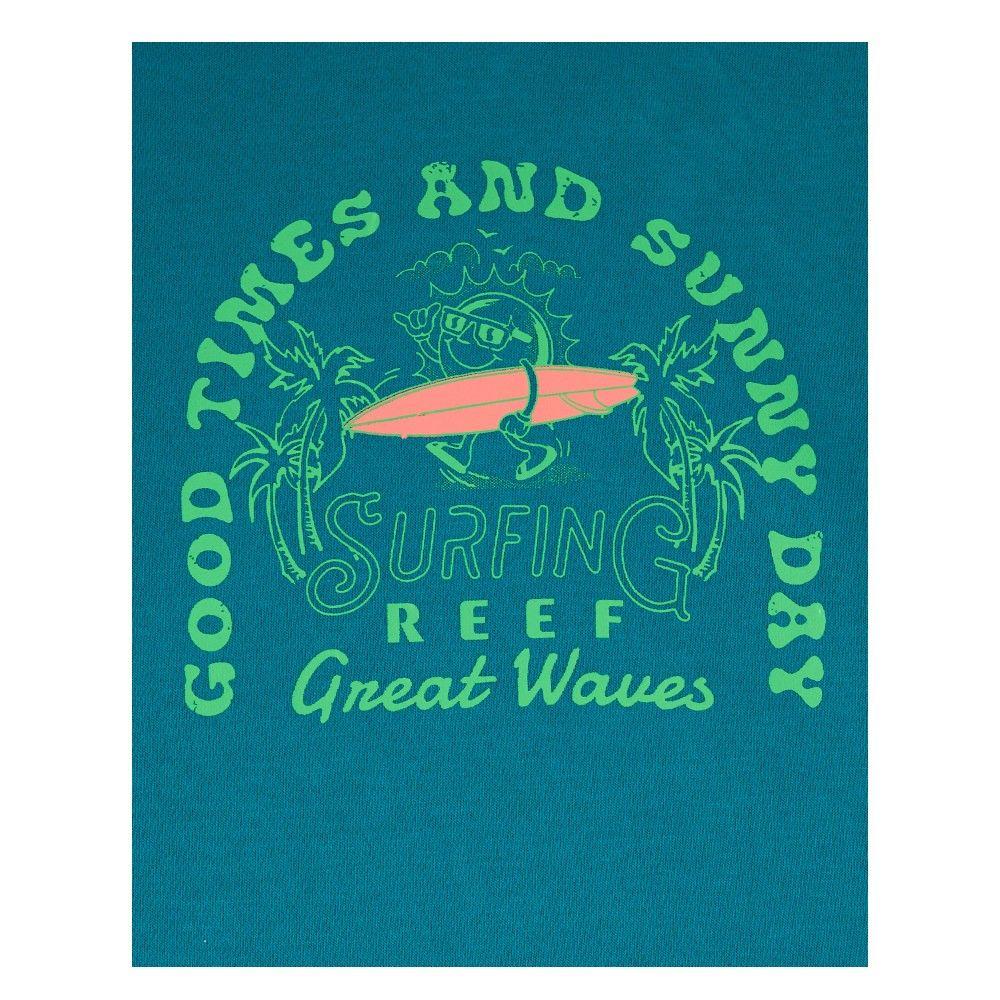 Poleron Full Zipper Kids Reef Blue-2