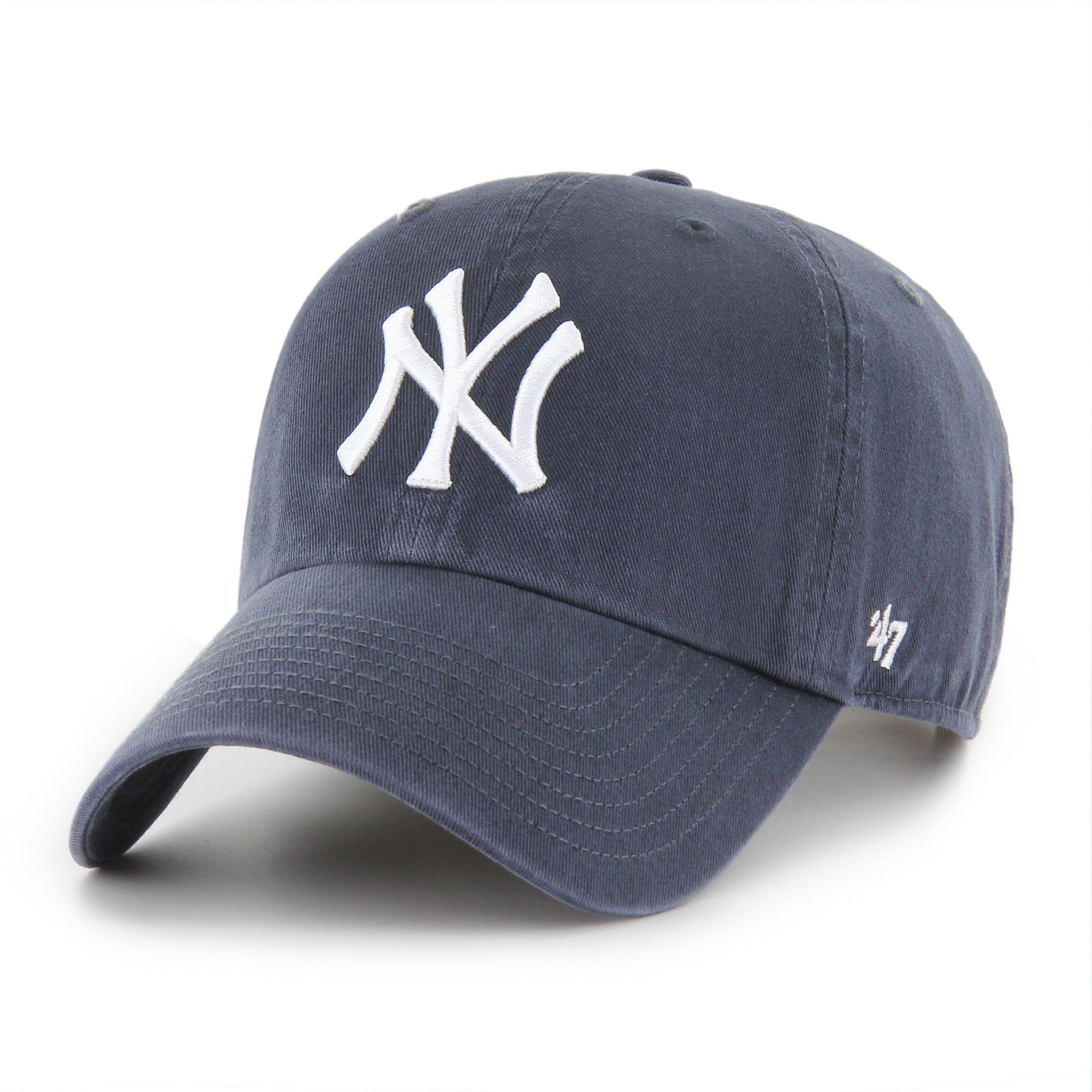 Jockey  47' New York Yankees Vin Navy  Clean Up-0