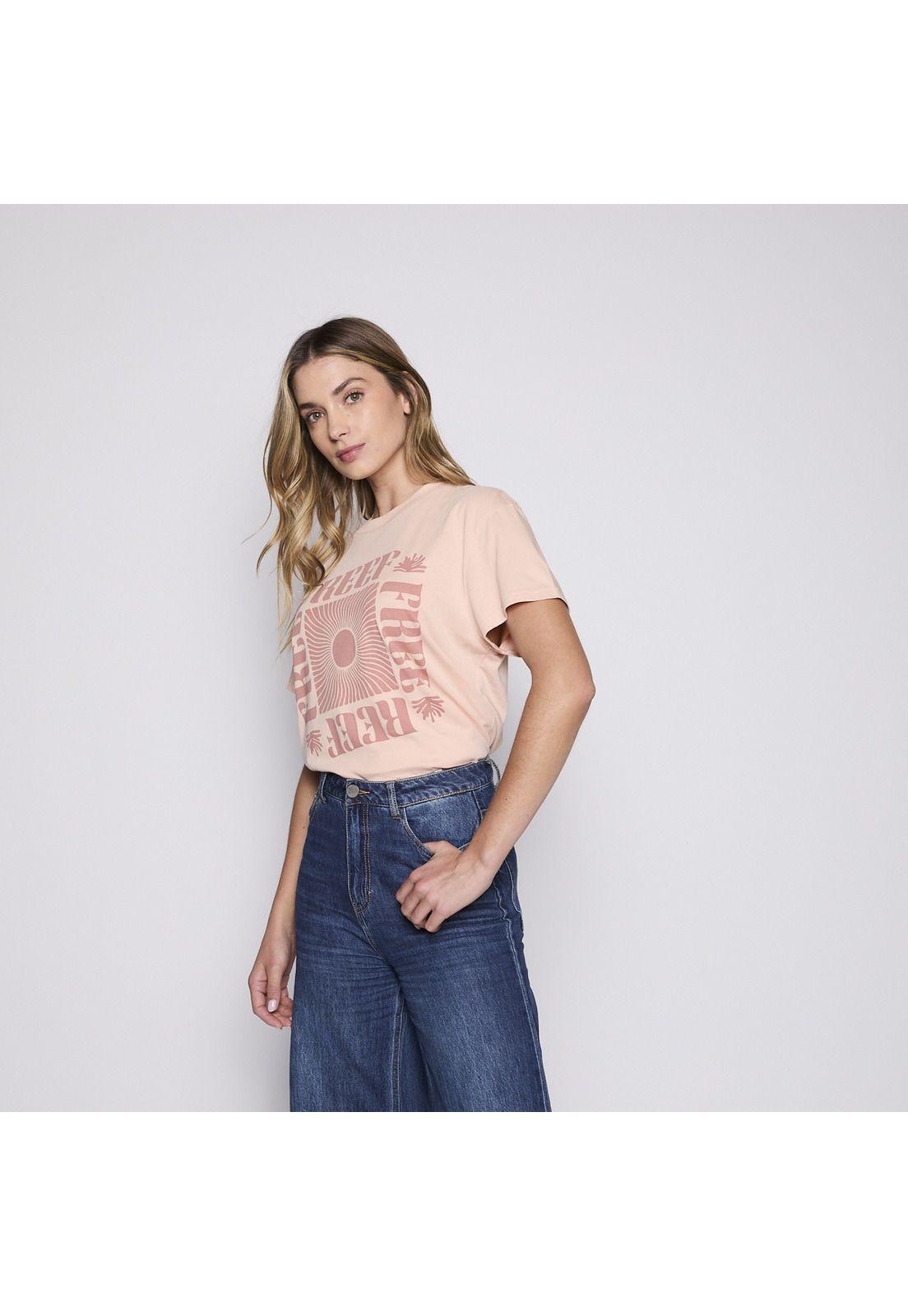 Polera Reef Women Pink Fucshia-2
