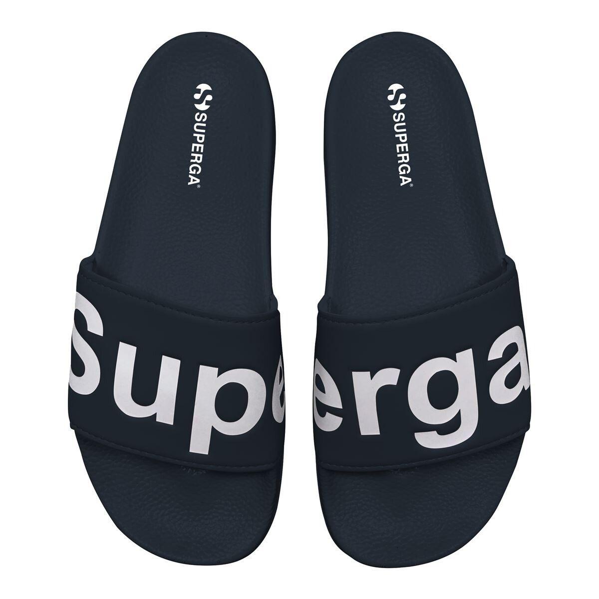 Sandalia 1908 Slides Polysoft Navy Superga-0