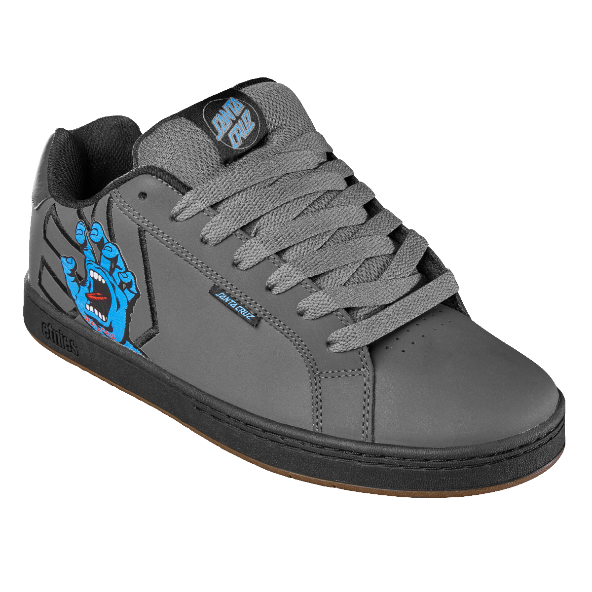 Zapatilla Fader x Santa Cruz Dark Grey Black-3