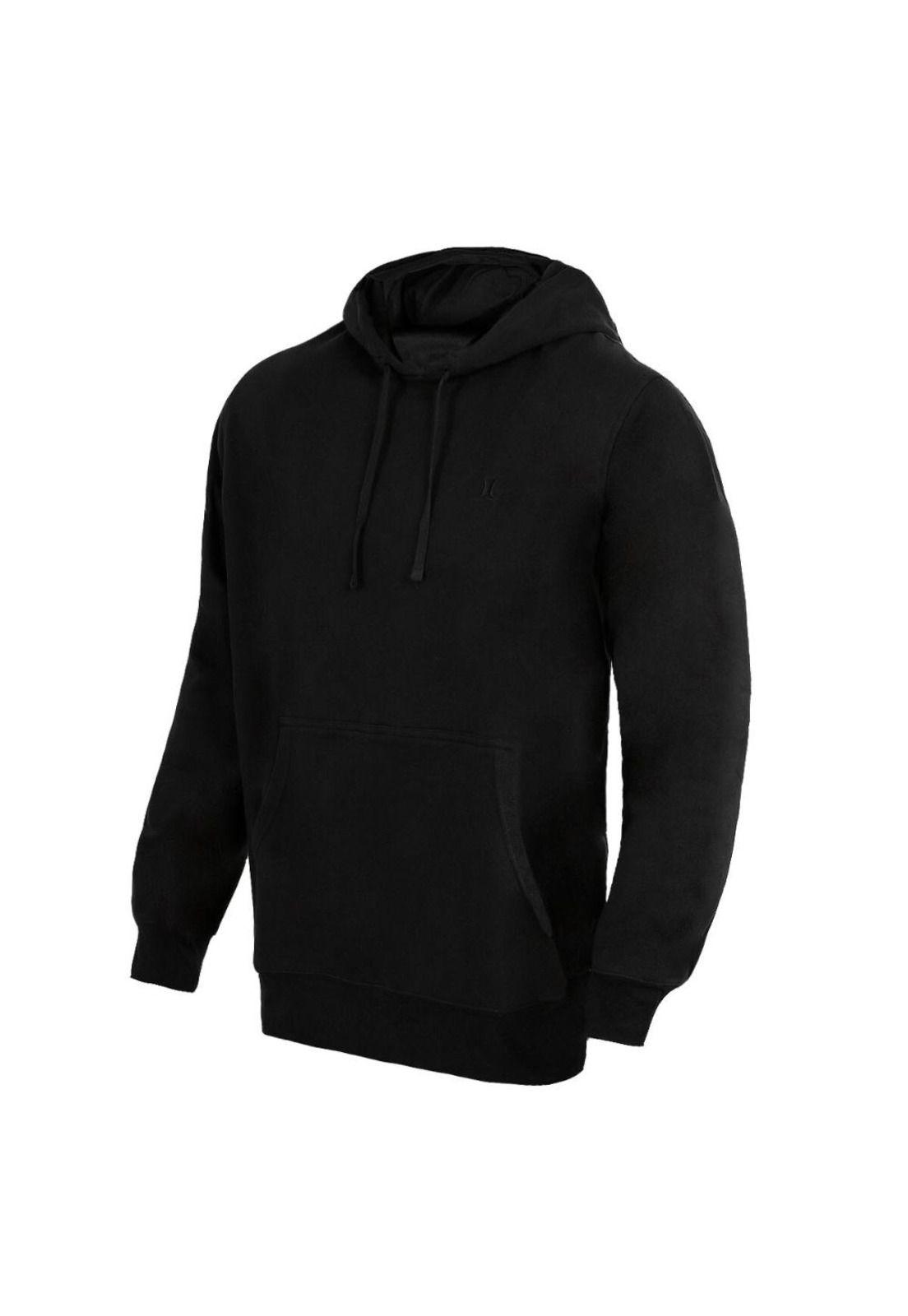 Polerón Hoodie Essentials Black-3