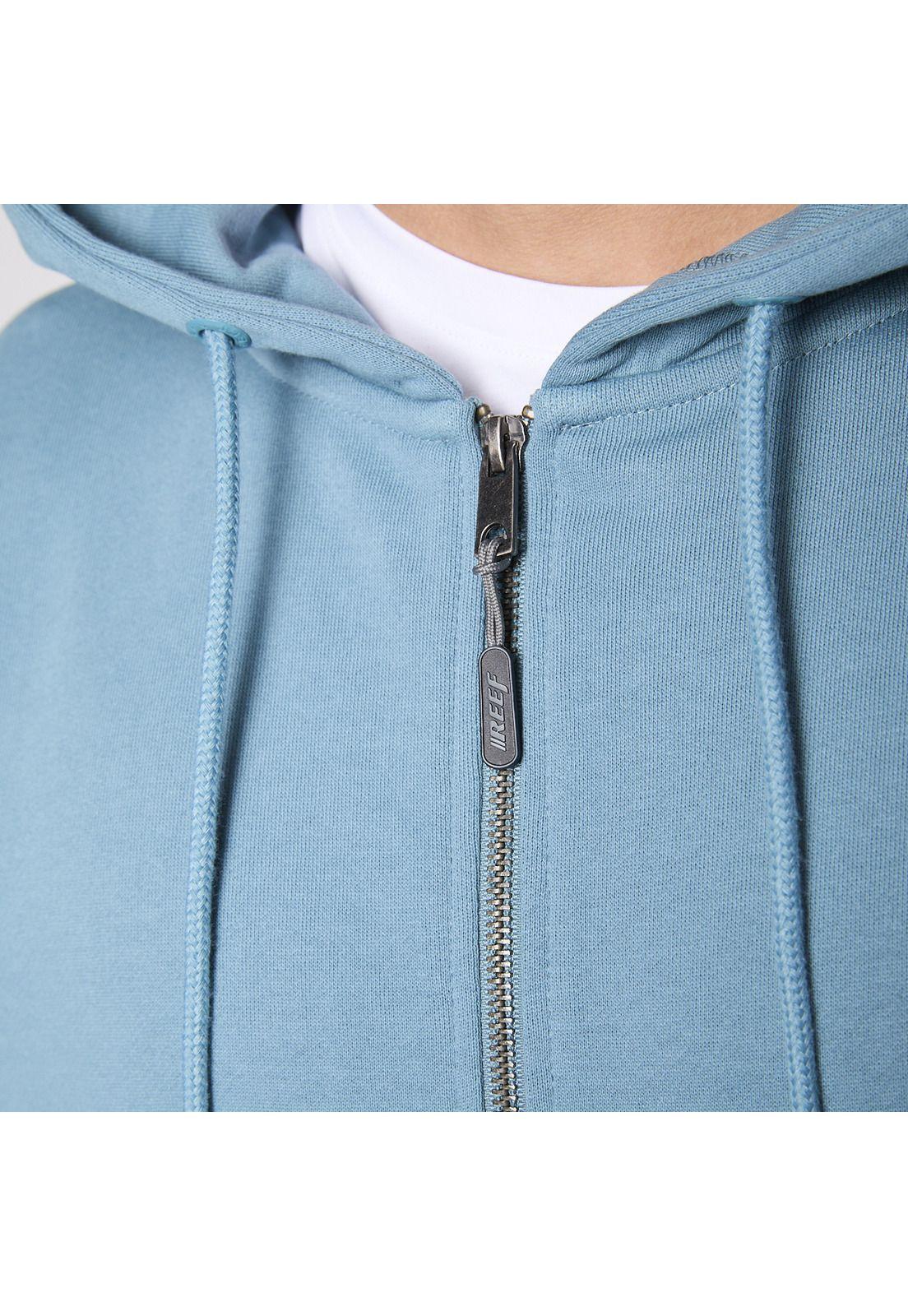 Polerón Reef Men Full Zipper Blue Surf Up-4