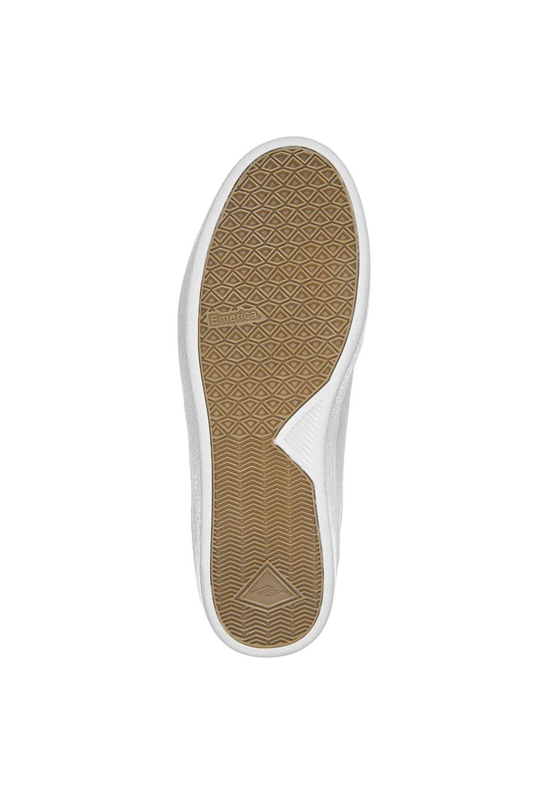 Zapatilla Gamma White Greem Gum Emerica-3