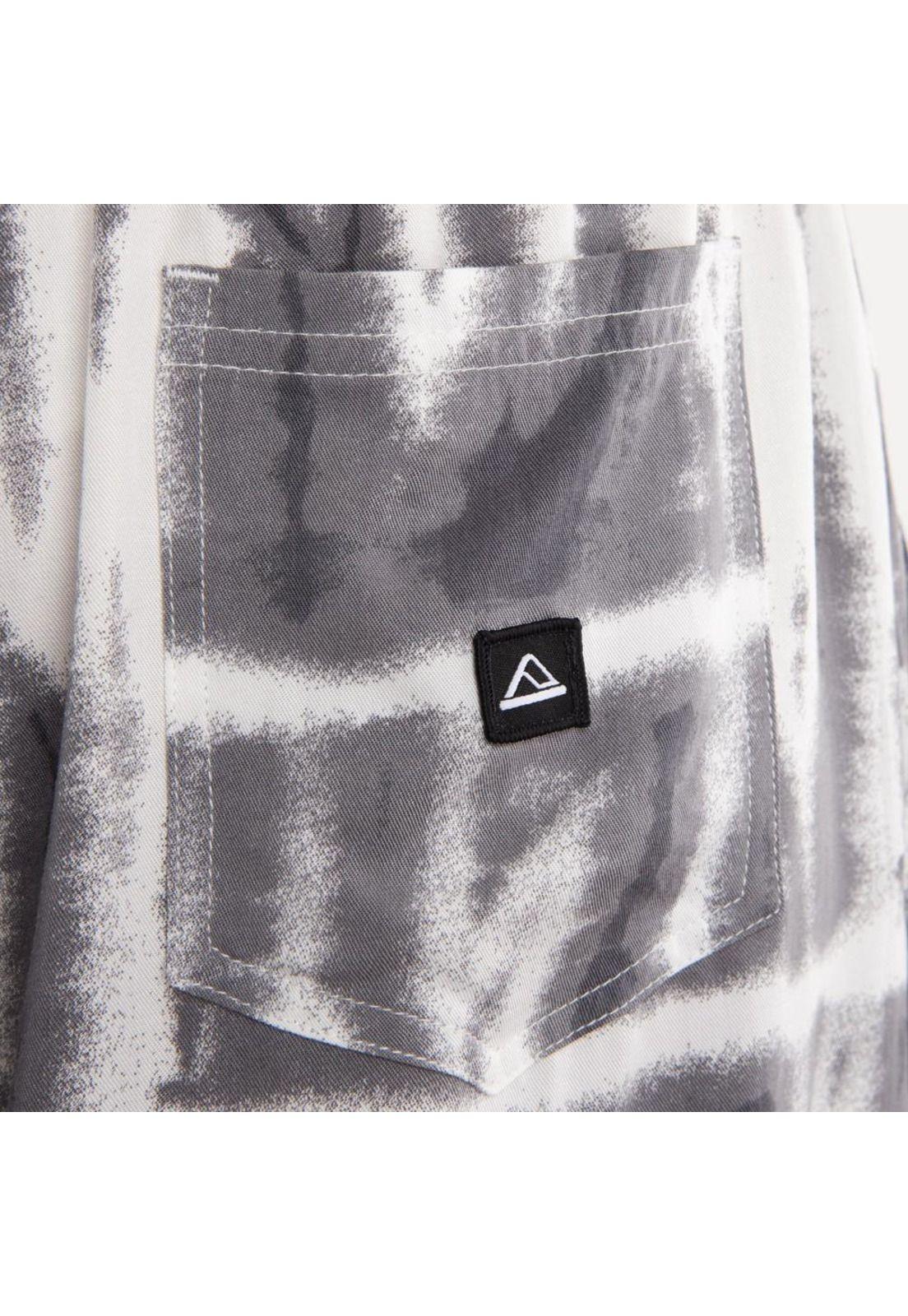 Short Tiedye Grey White-3