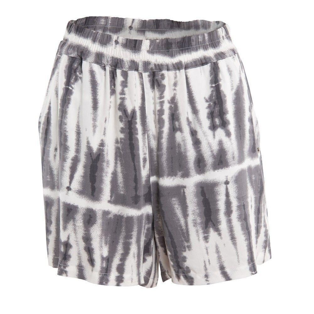 Short Tiedye Grey White-0