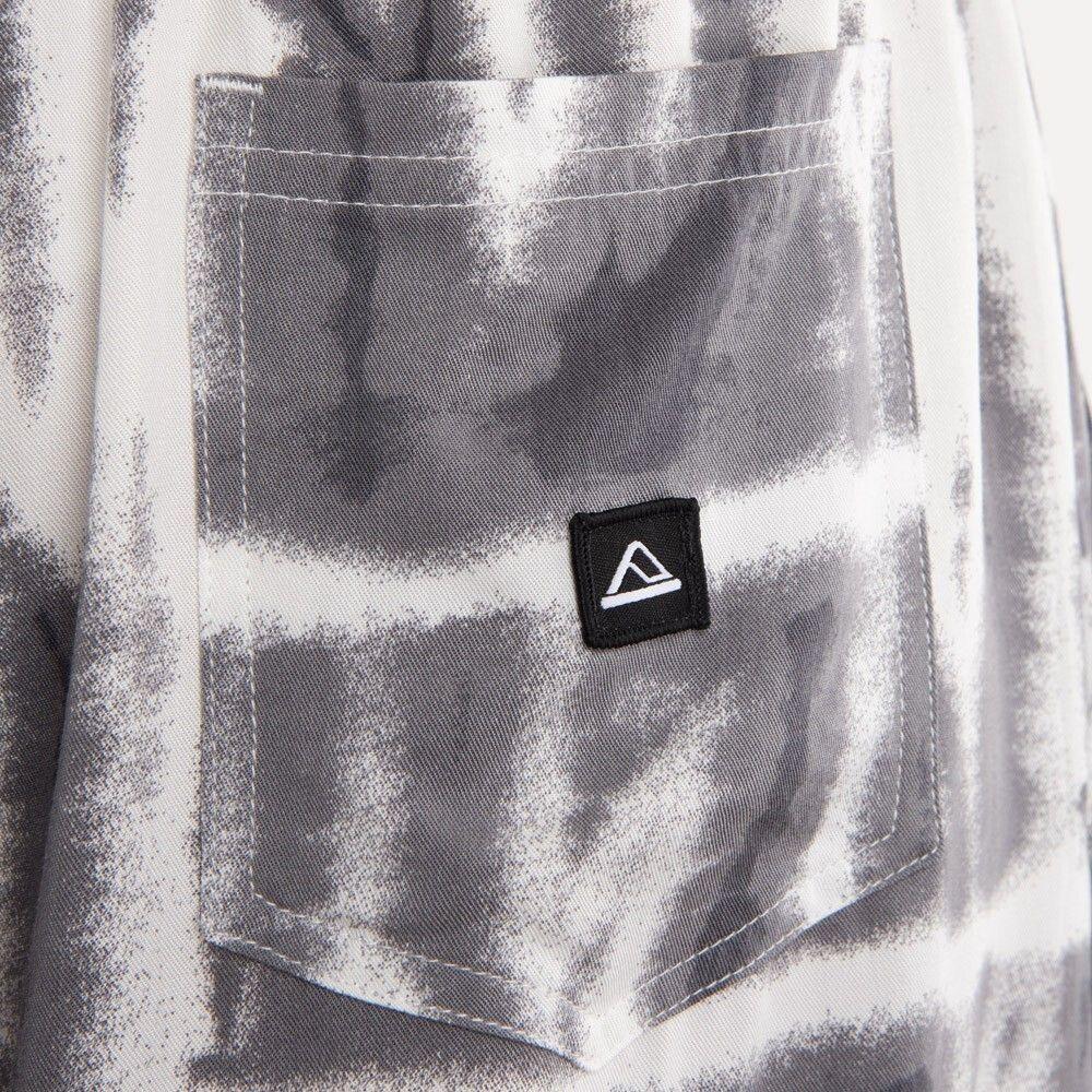 Short Tiedye Grey White-3