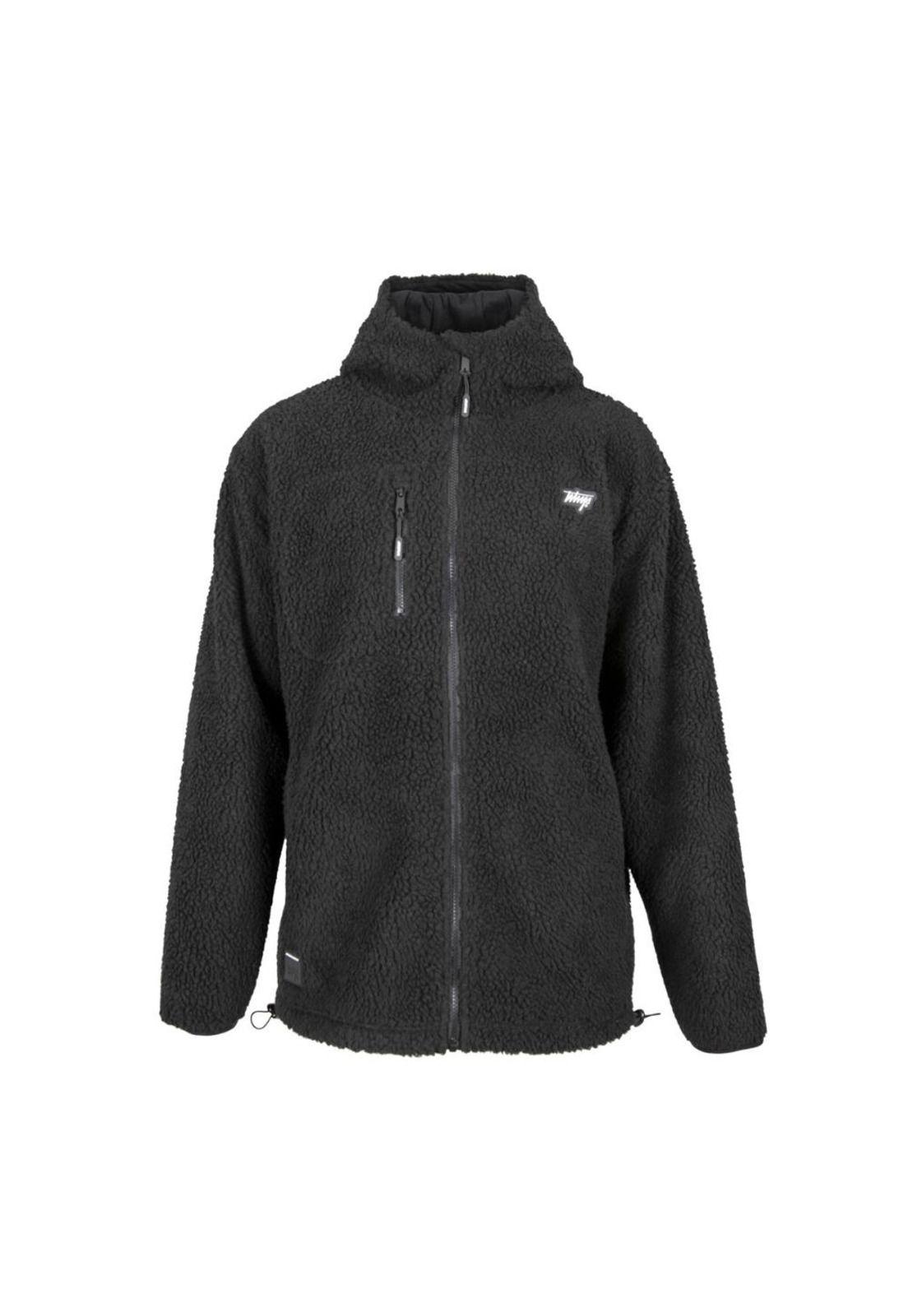 Sherpa Men Full Zipper Black-0