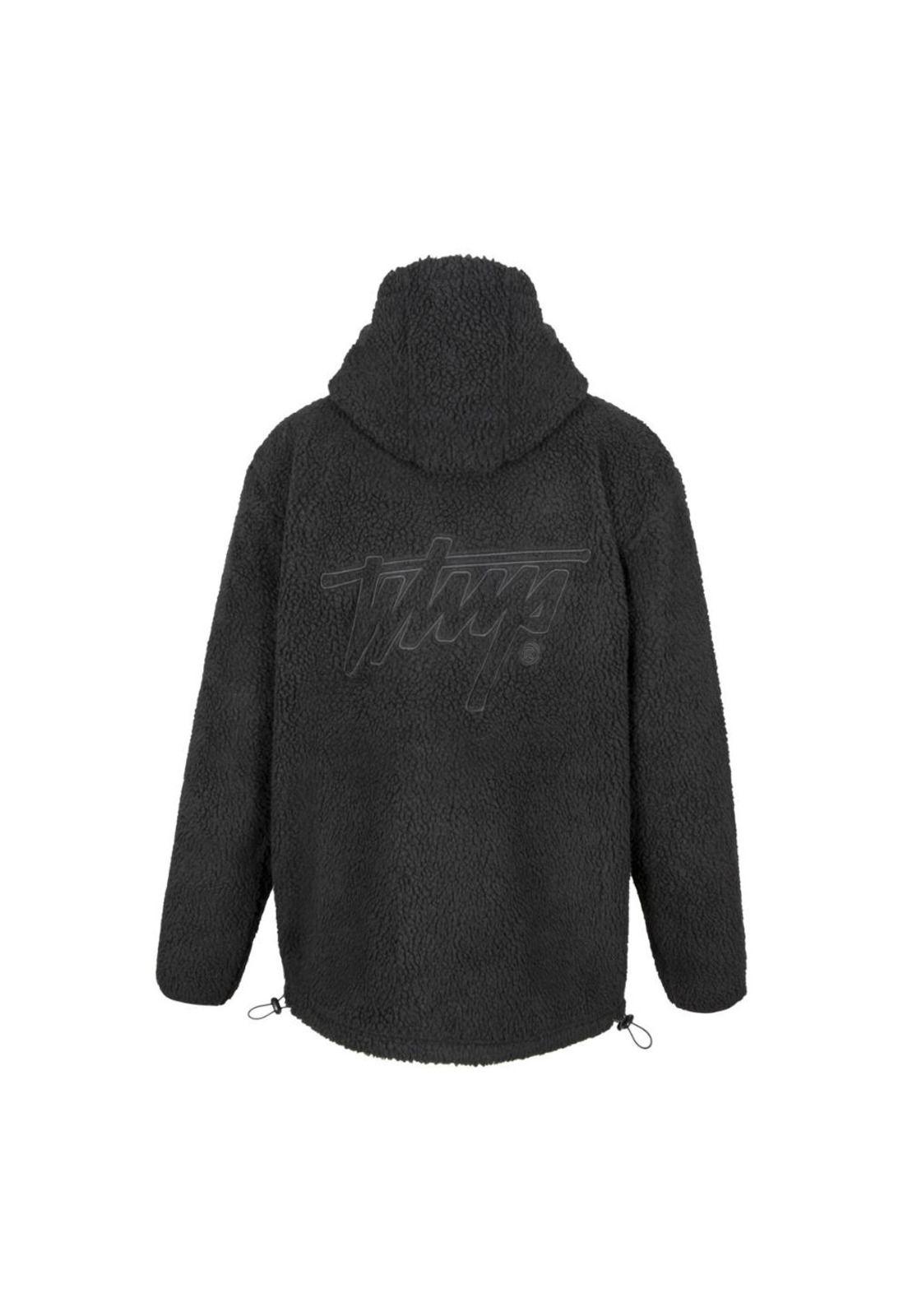 Sherpa Men Full Zipper Black-1