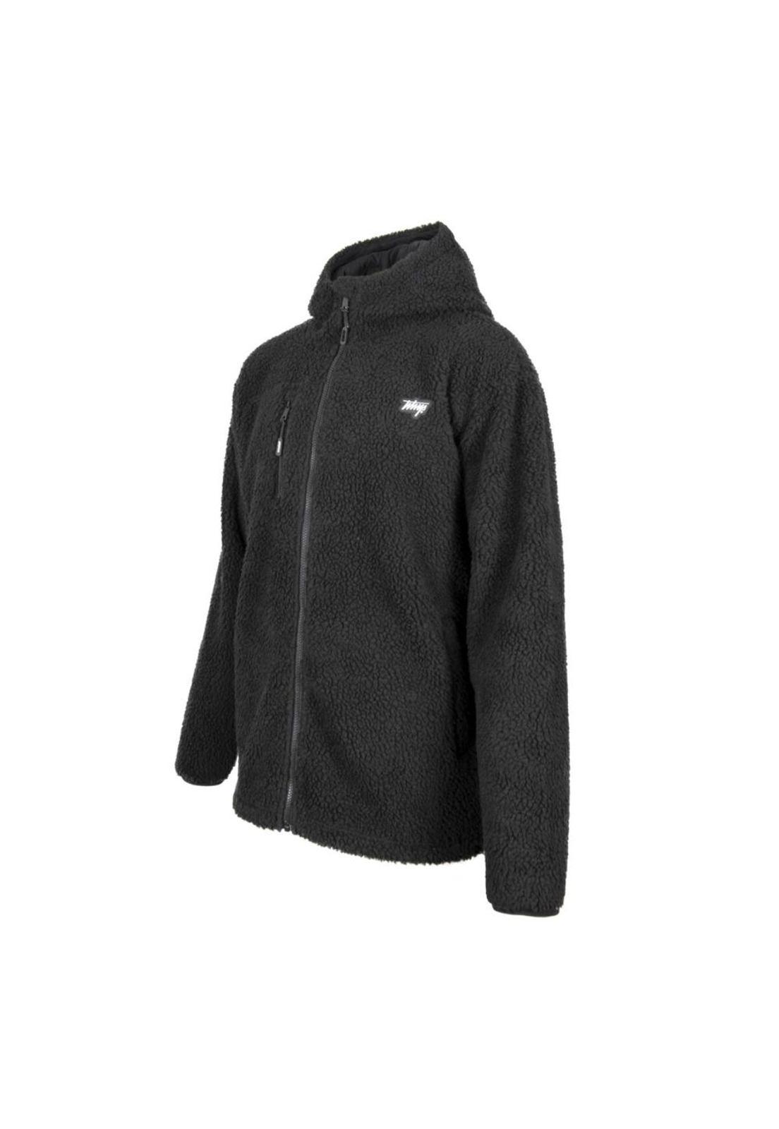 Sherpa Men Full Zipper Black-2