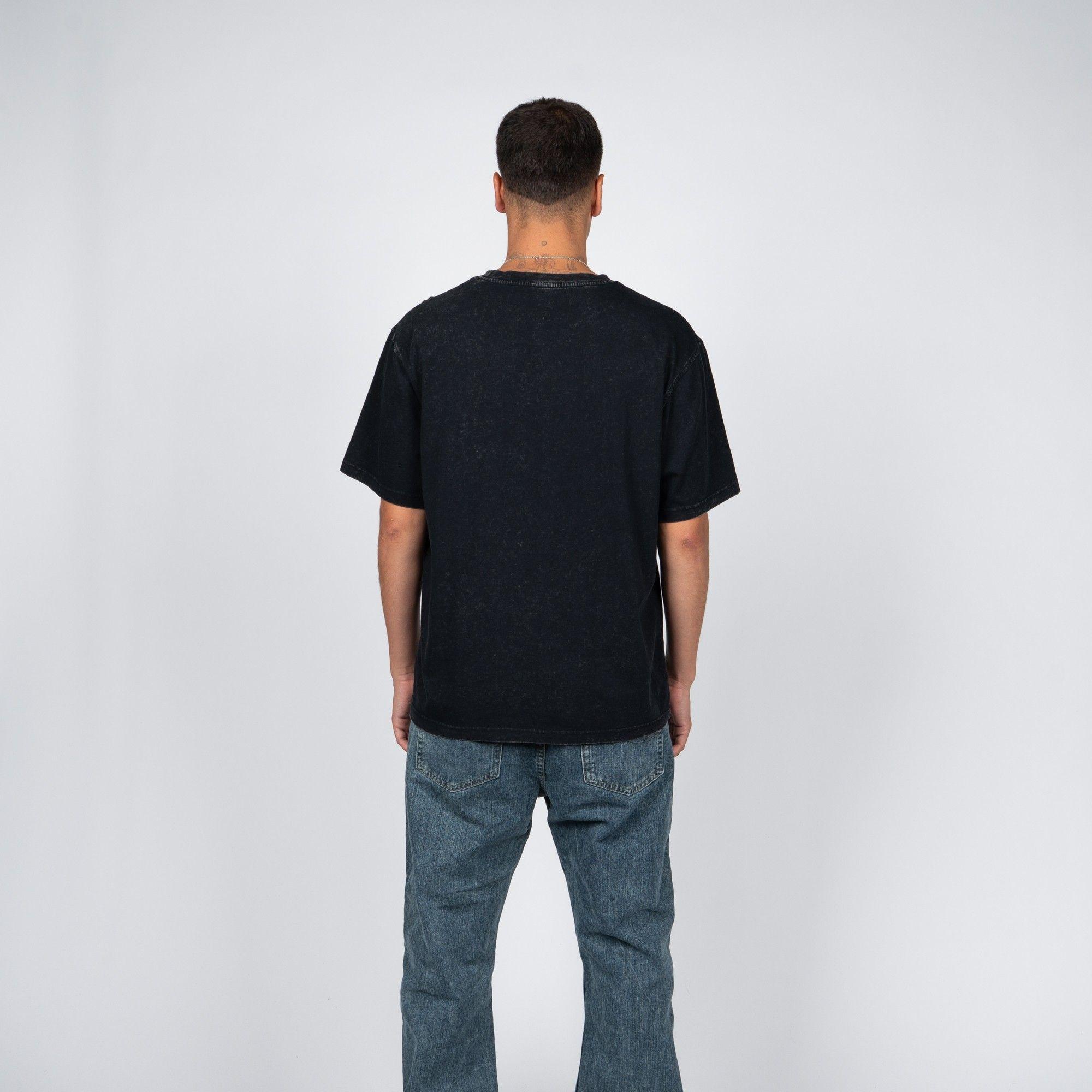 Polera Nixon Men Pocket Washed Black-1