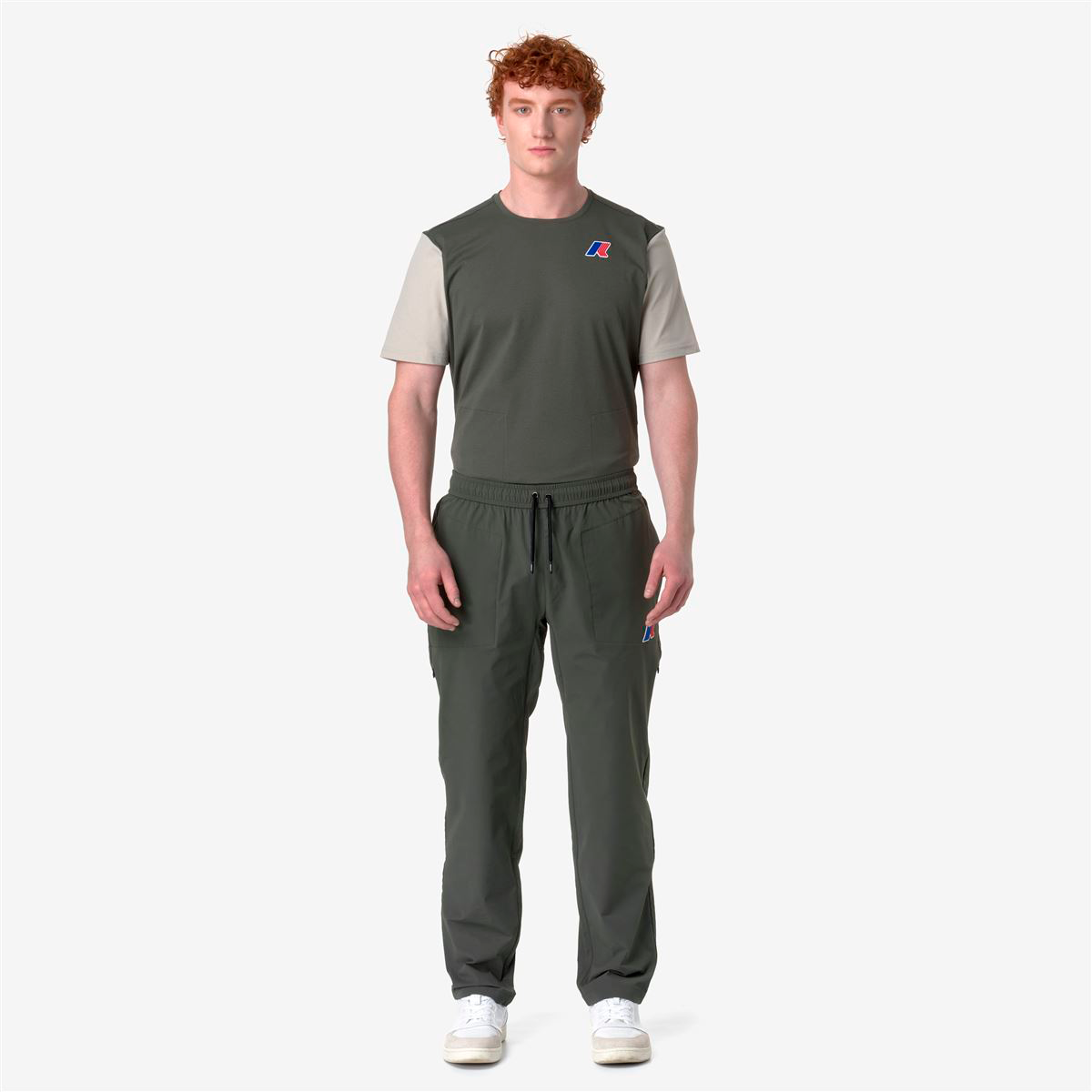 Pantalón K-Way Leonardo Fioravanti Med Green Blackish-2
