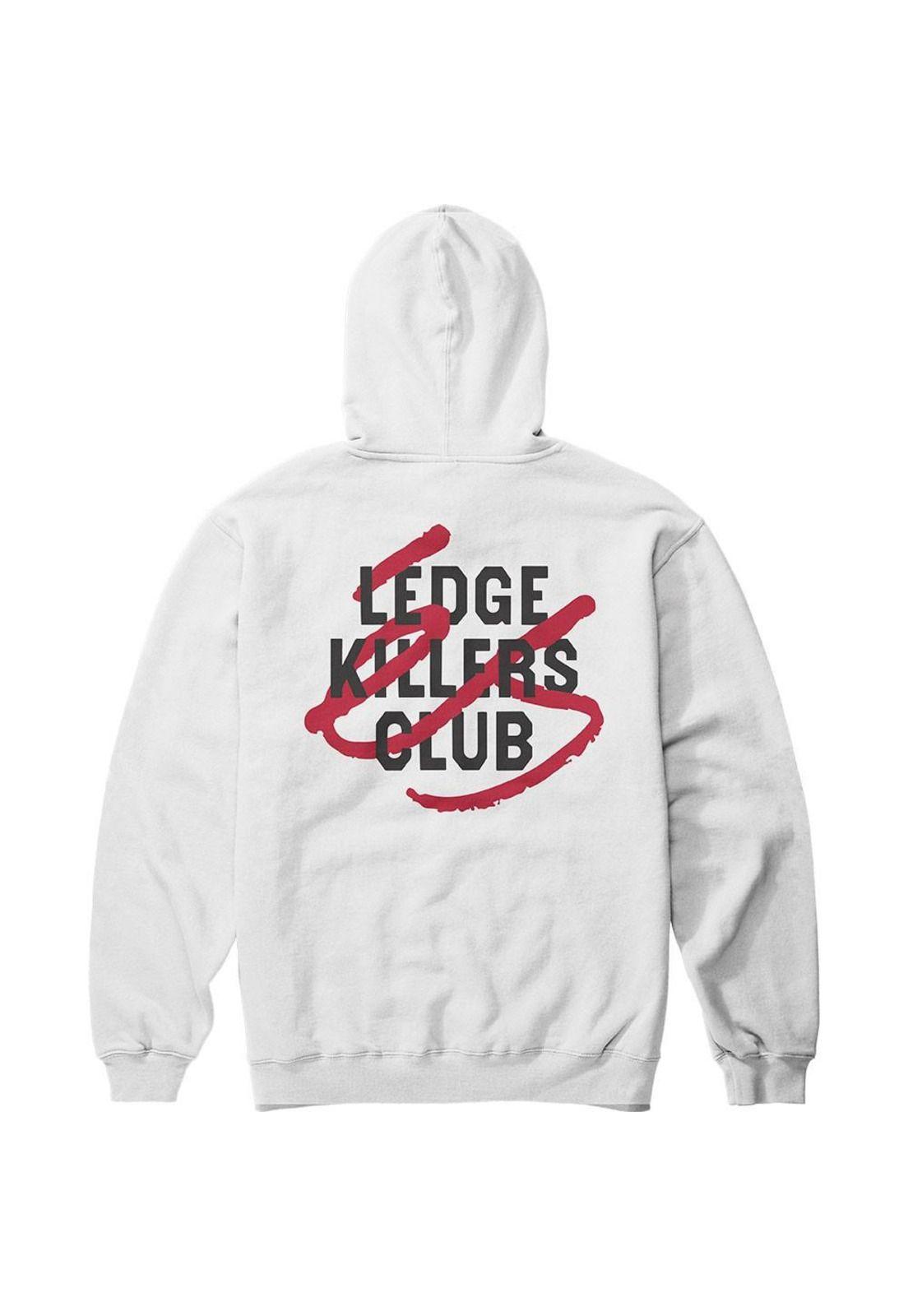 Poleron Ledge Killers Hoodie White-1