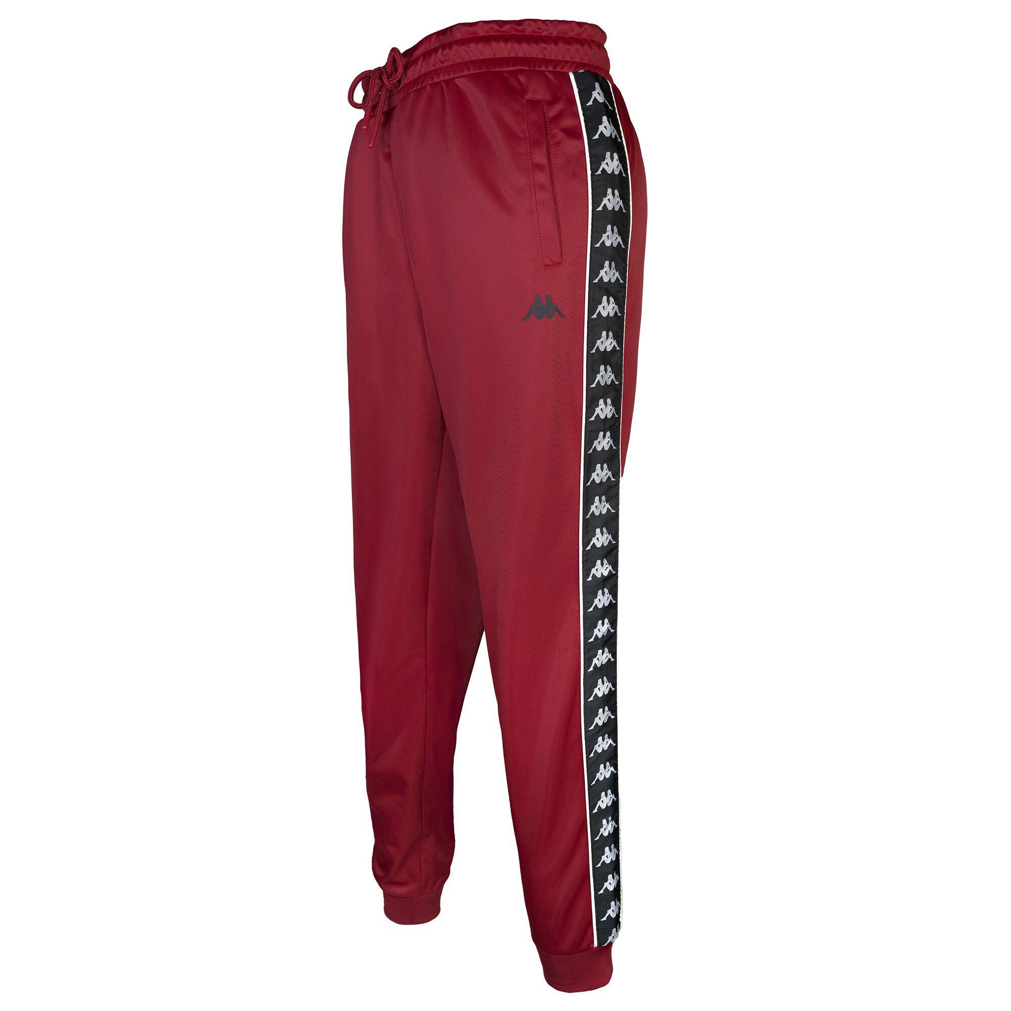 Pantalón Kappa Men Banda Burgundy Black-2