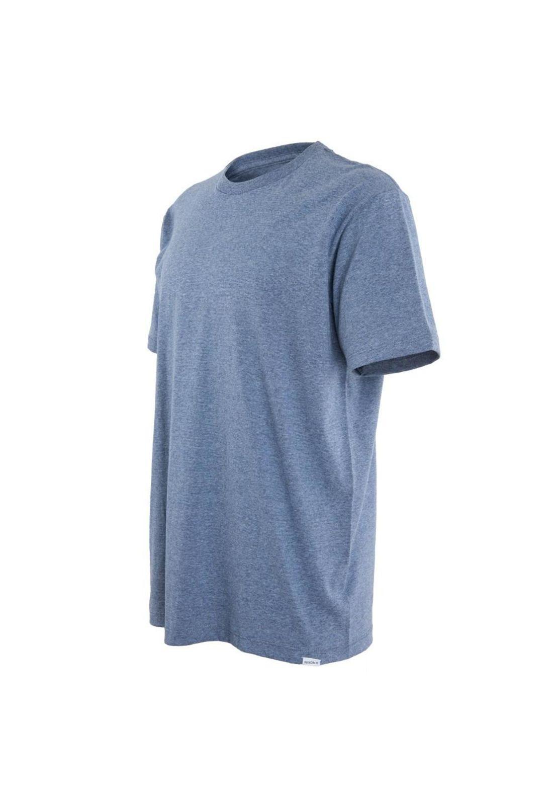 Polera Men Microstripe Tee Denim-1