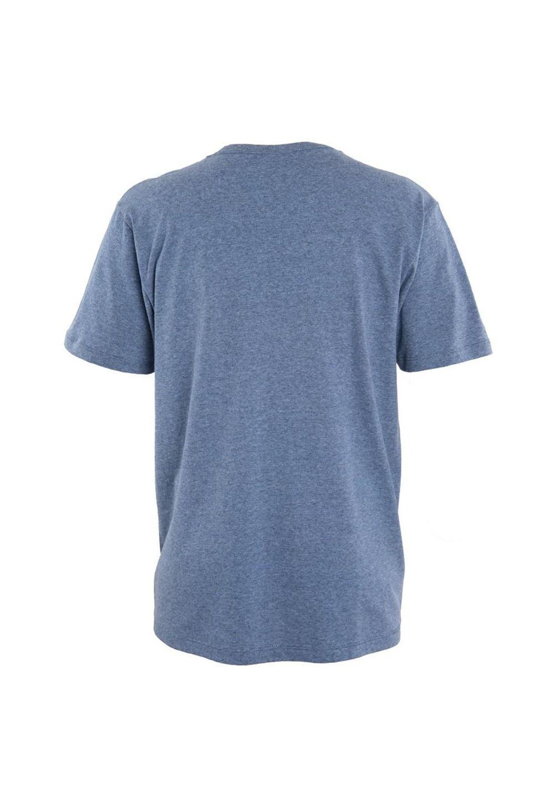Polera Men Microstripe Tee Denim-2