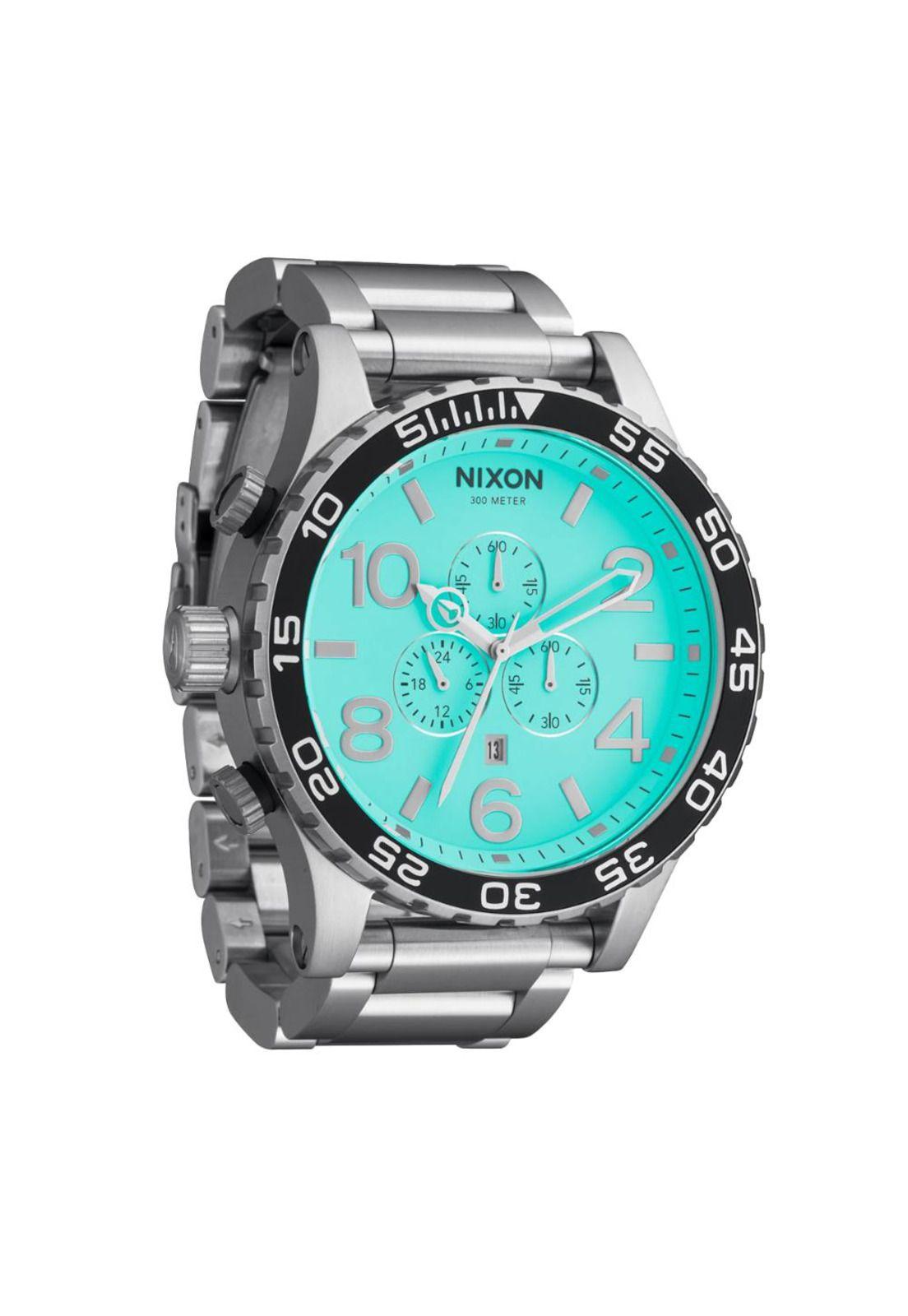 Reloj 51-30 Chrono Silver Turquoise-1
