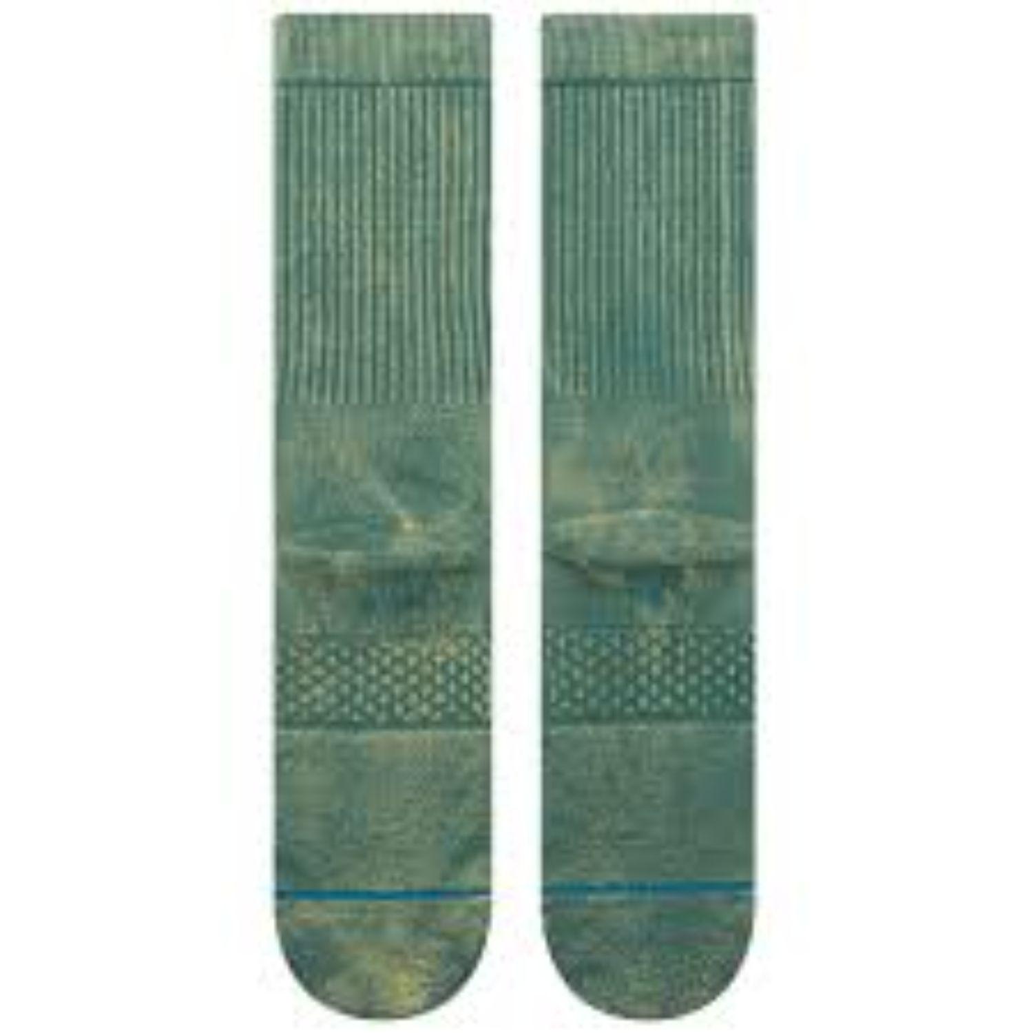 Stance Socks Icon Dyed Crew Teal-2