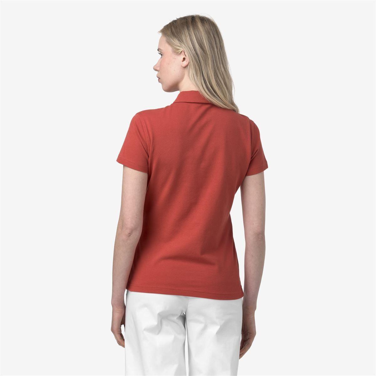 Polera K-Way Women Amedea Pique Red Jasper-3