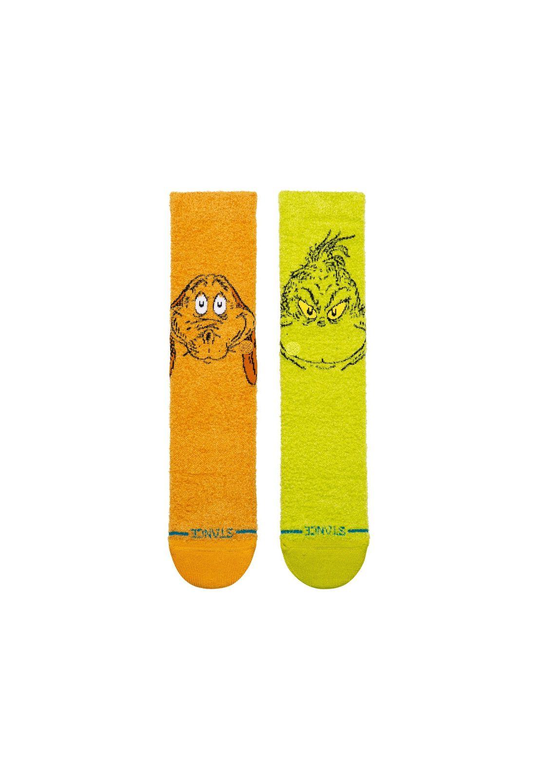 Stance Sock Grinch And Max Green Brown-1