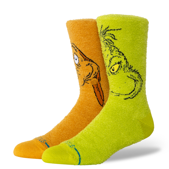 Stance Sock Grinch And Max Green Brown-0