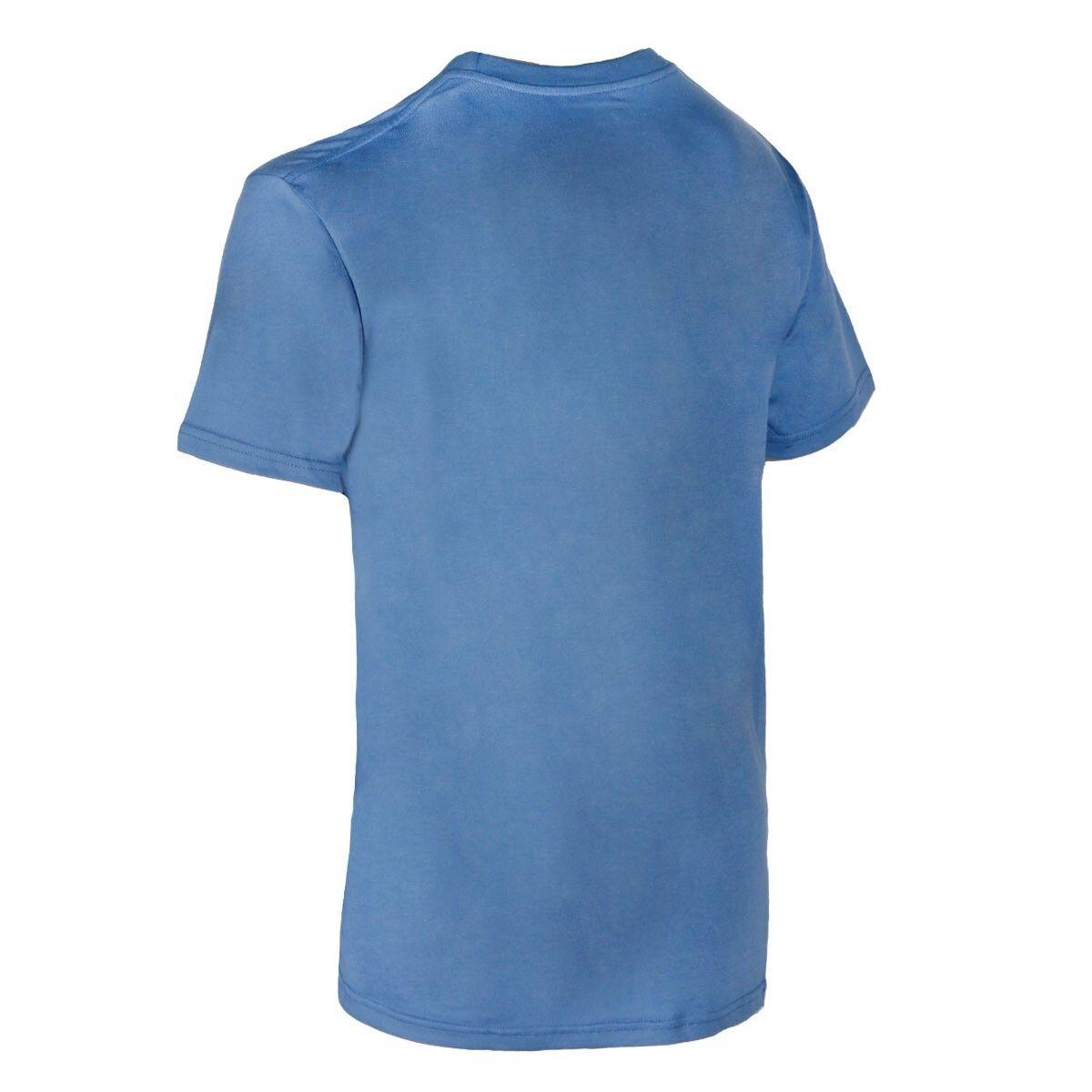 Polera Men Tiny Logo Blue-2