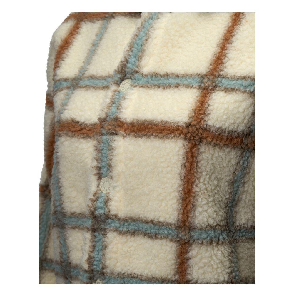 Sherpa Reef Women Buttons Beige Brown-2