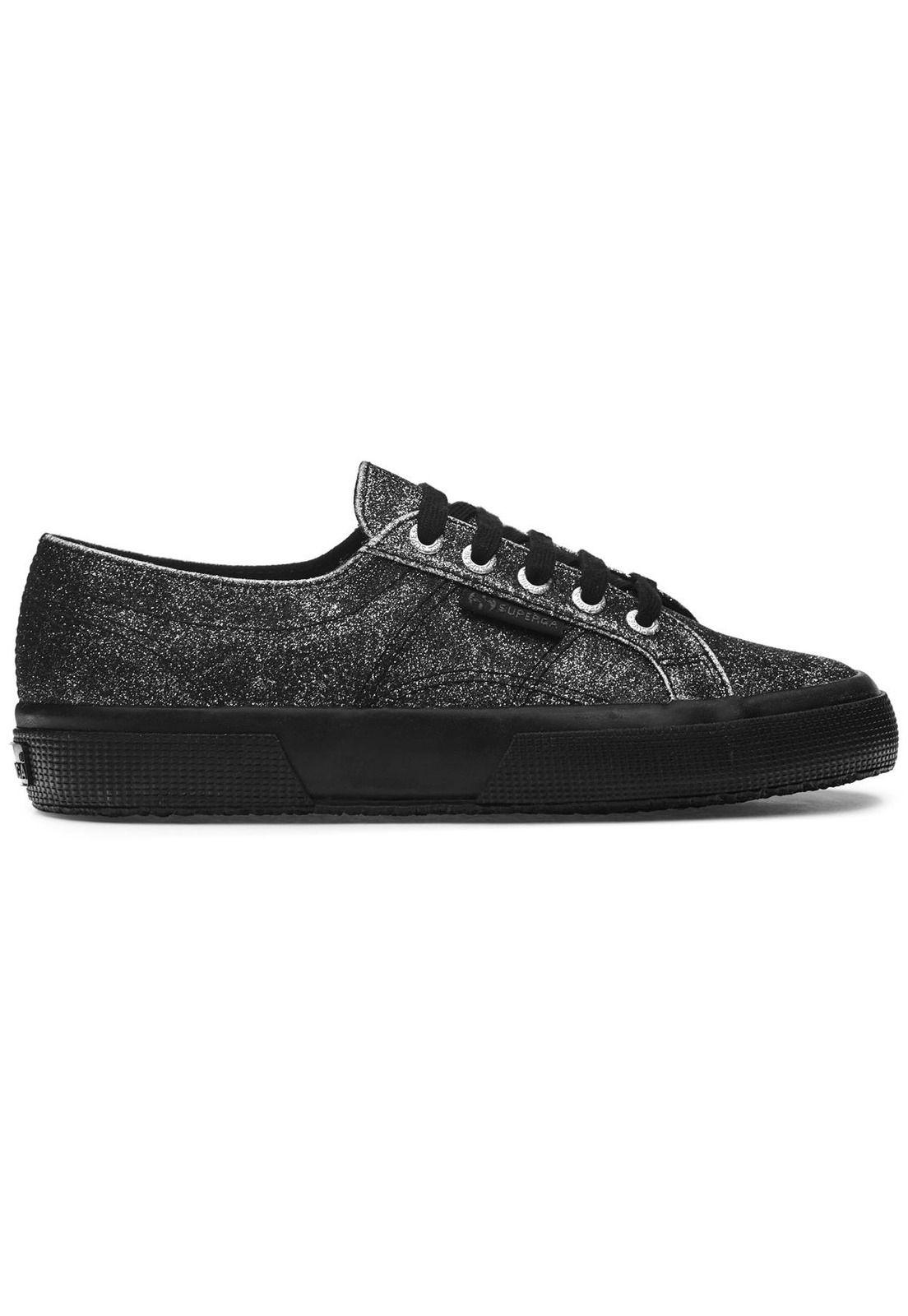 Zapatilla 2750 Brushed Glitter Black Silver-0