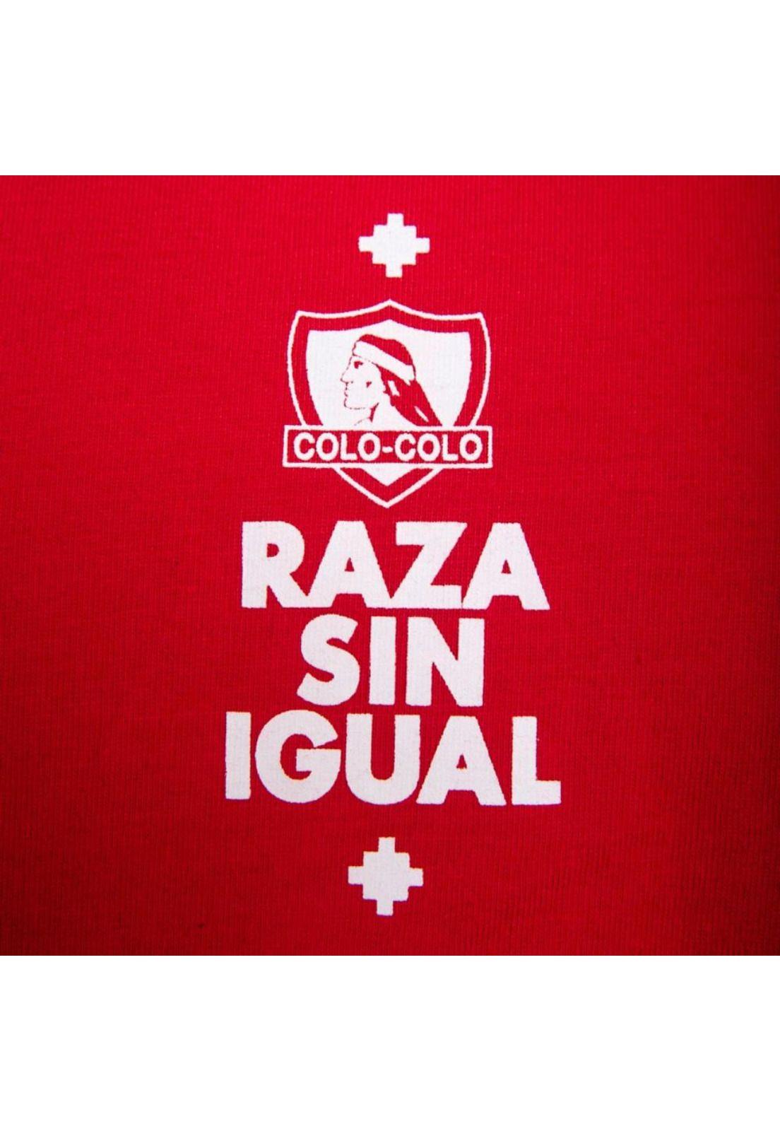 Polera Colo Colo Urbano "Raza Sin Igual" Roja-3