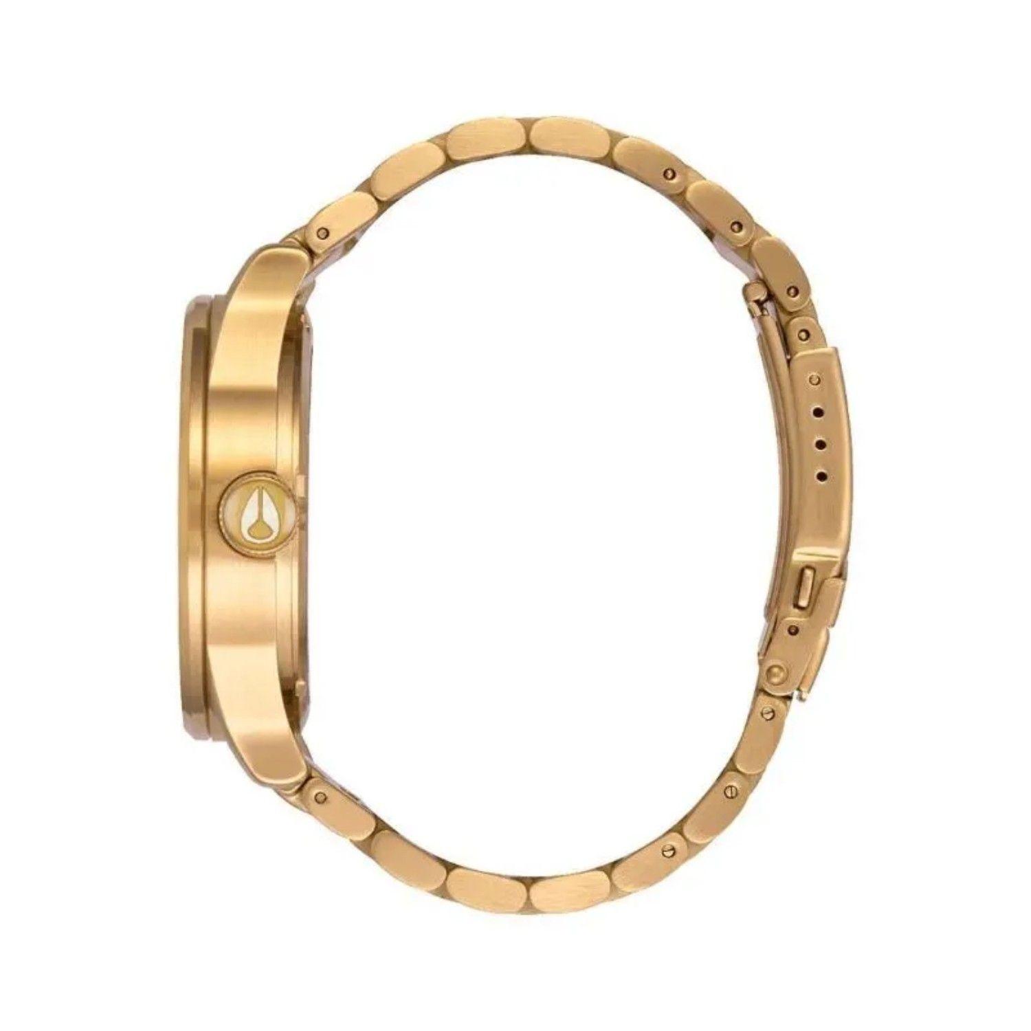 Reloj Nixon Sentry Burgundy Gold-2