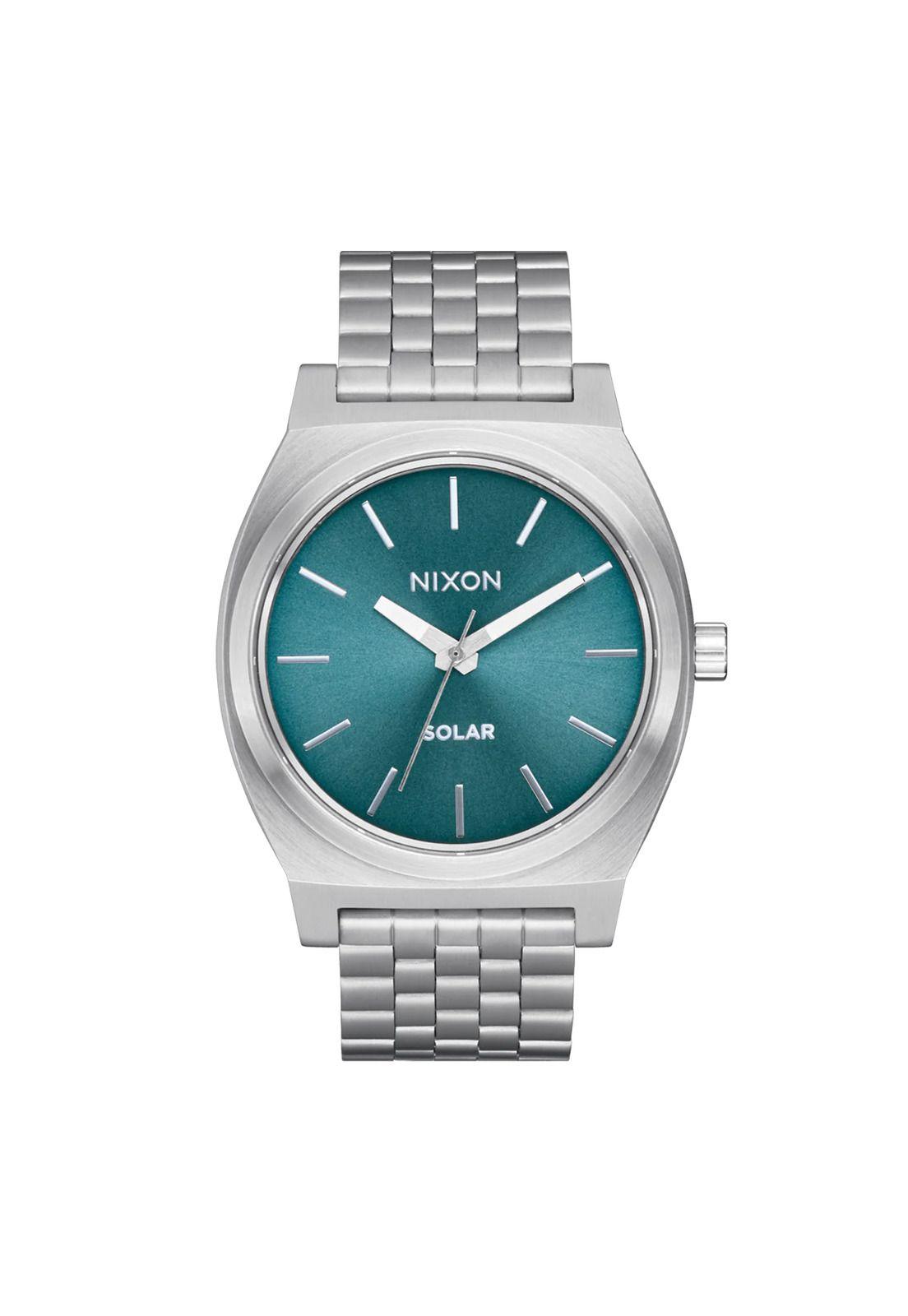 Reloj Time Teller Solar Silver Dusty Blue Sunray-0