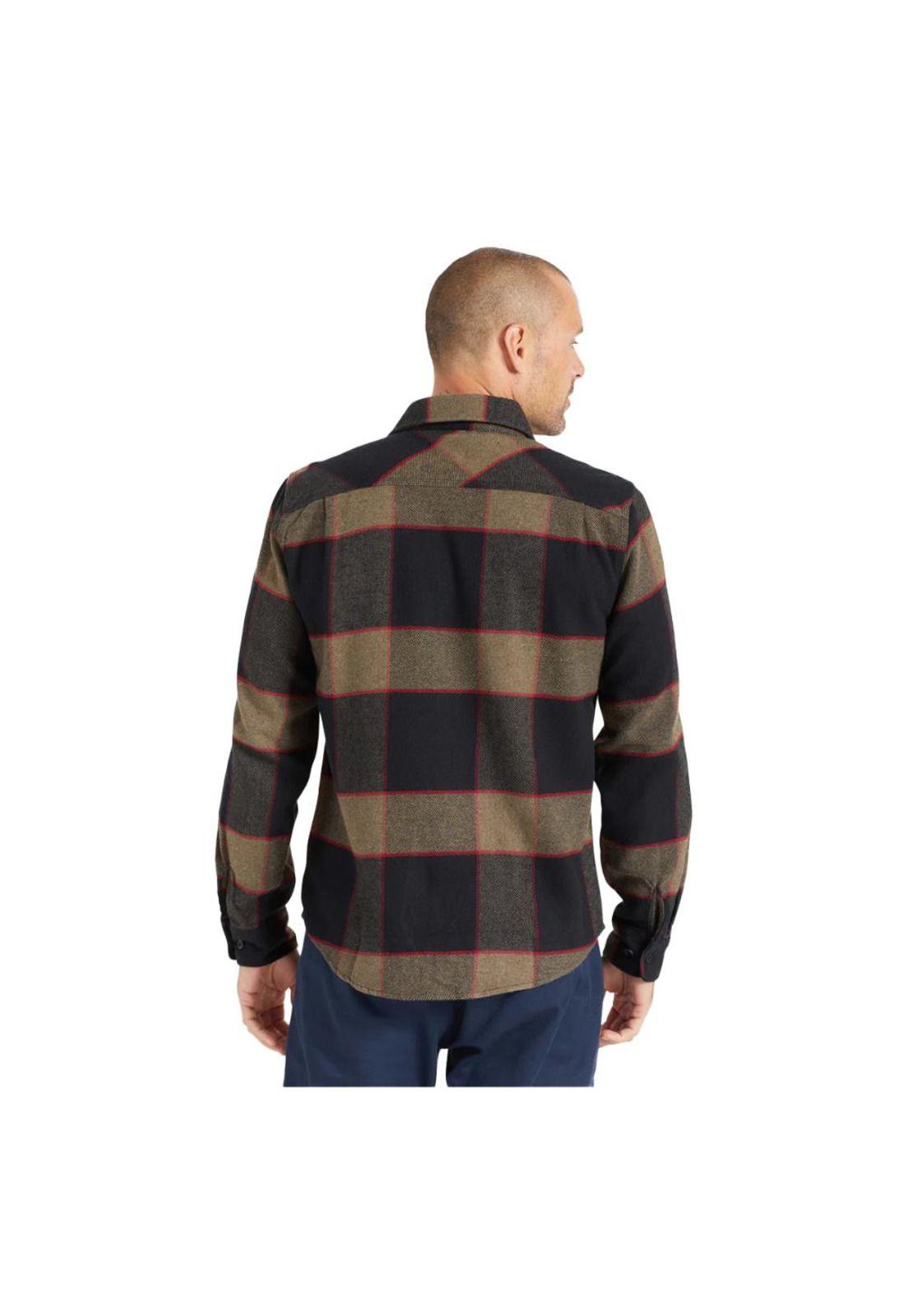 Camisa Men Bowerly Flannel Heather Grey Charcoal-3