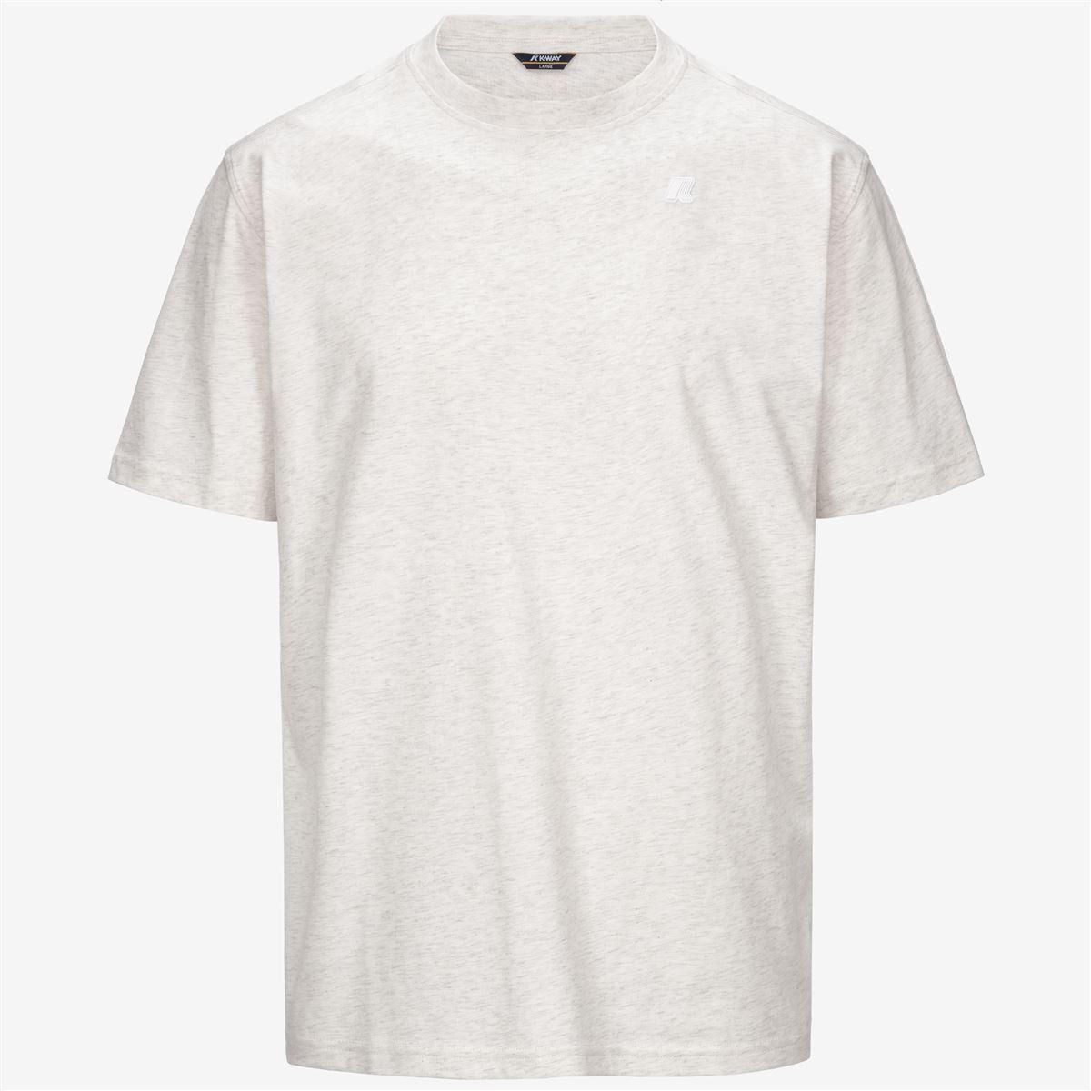 Polera K-Way Men Solo White Bleach Melange-0
