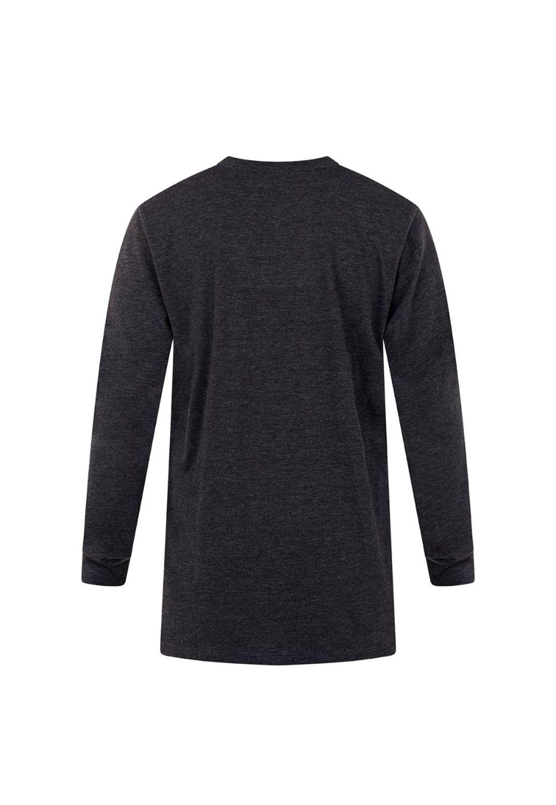Polera Manga Larga Everyday One And Only Black Heather-1