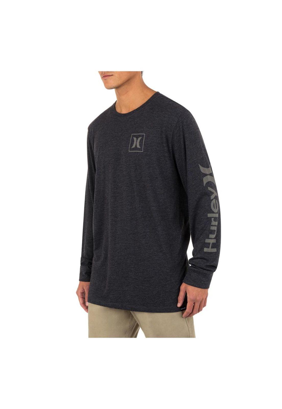 Polera Manga Larga Everyday One And Only Black Heather-3