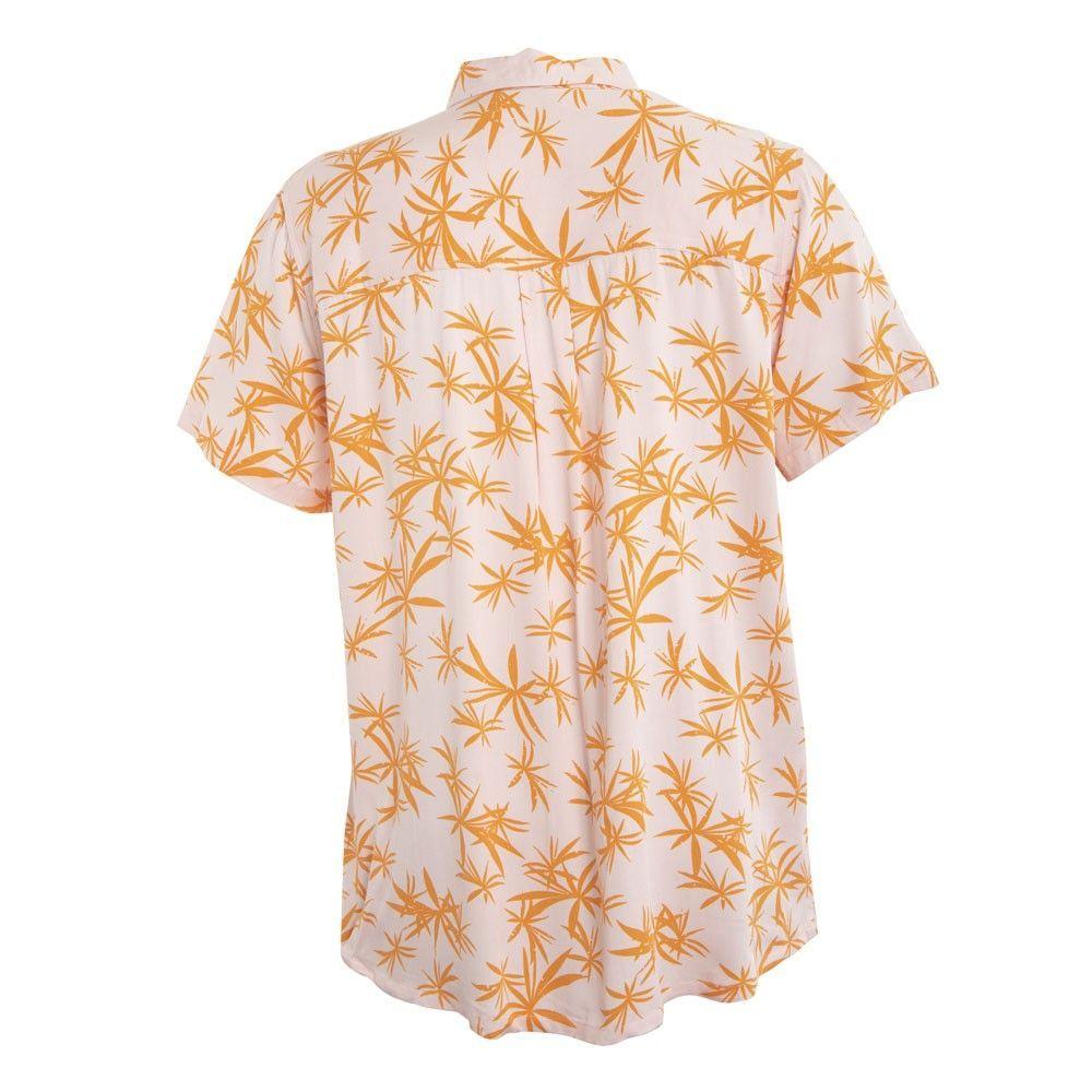 Camisa Manga Corta Palm Pink Orange-2
