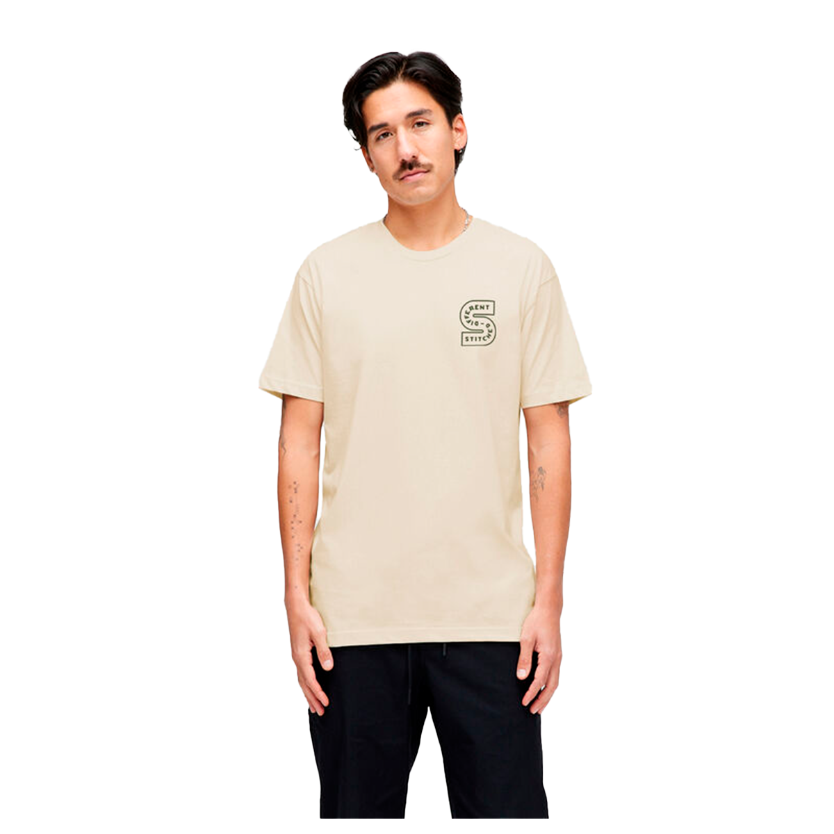 Polera Big S Vintage White-2