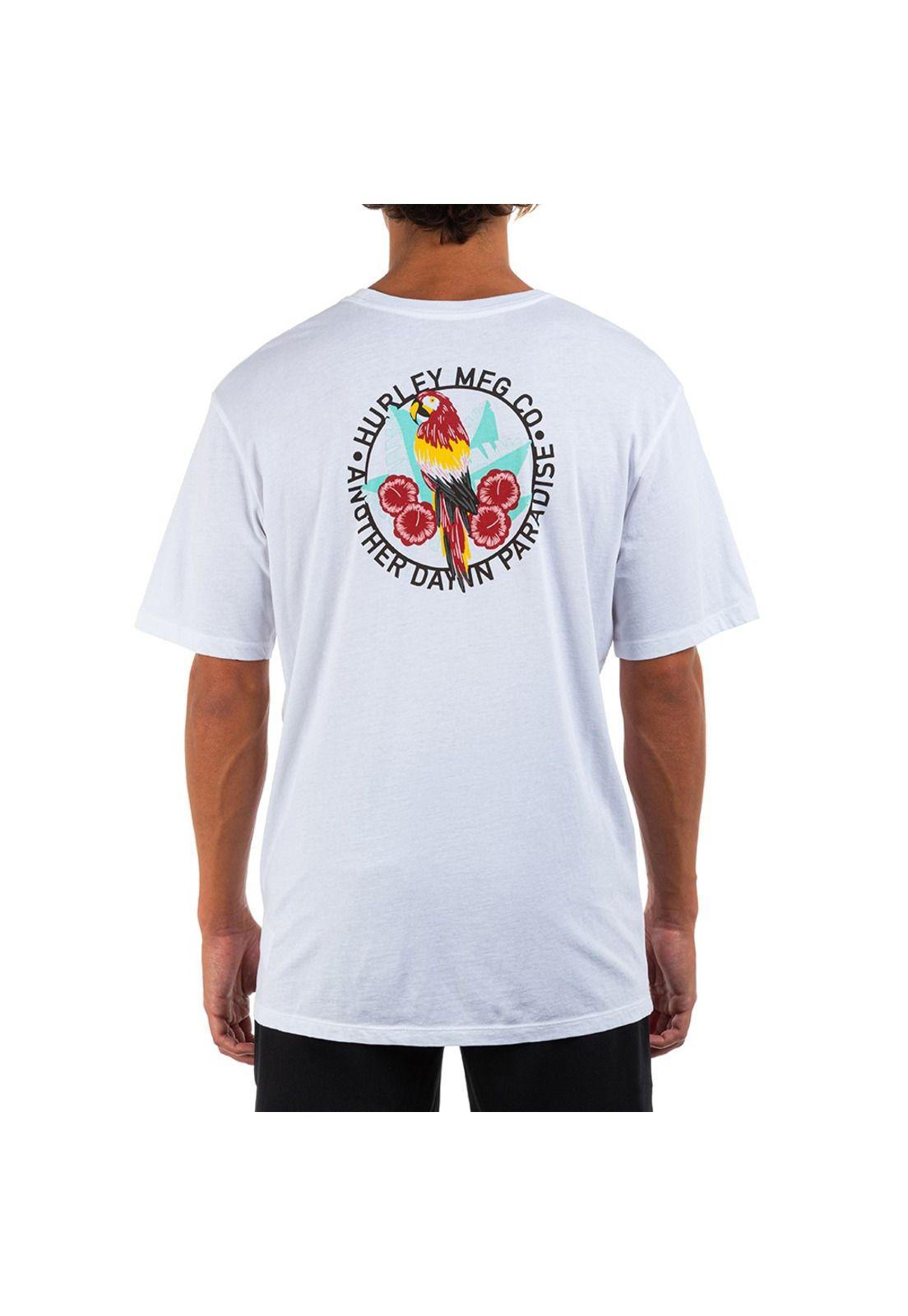 Polera Evd Wsh Parrot White Hurley-3