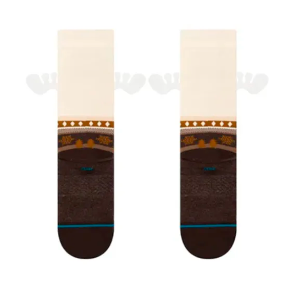 Stance Sock Have Some Eggnog Crew Dark Brown-2