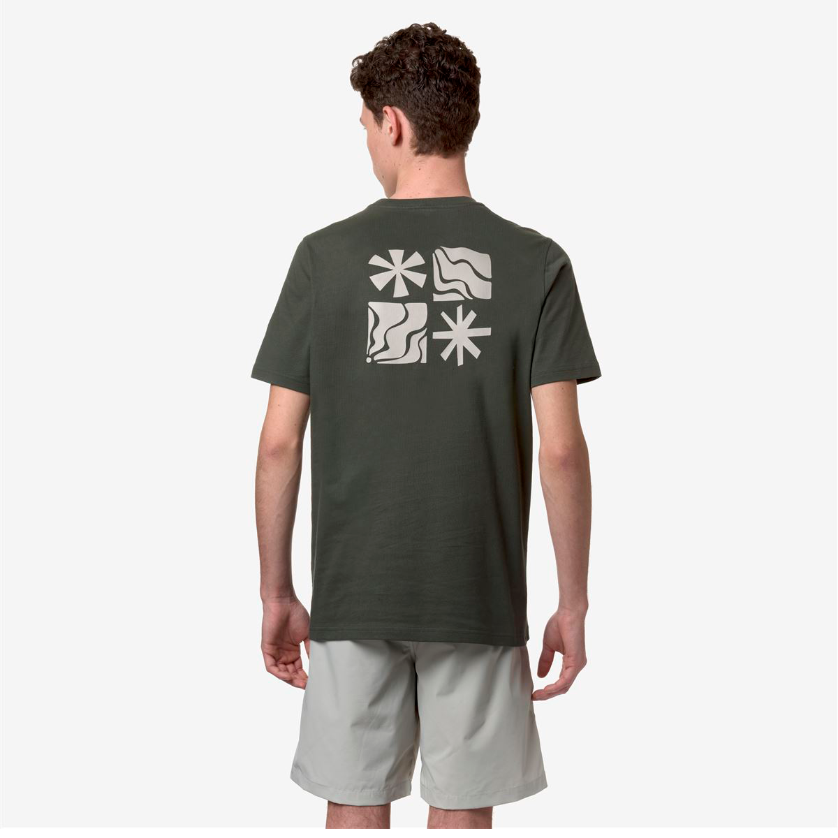 Polera K-Way Leonardo Fioravanti Odom Bgreen Blackish-4