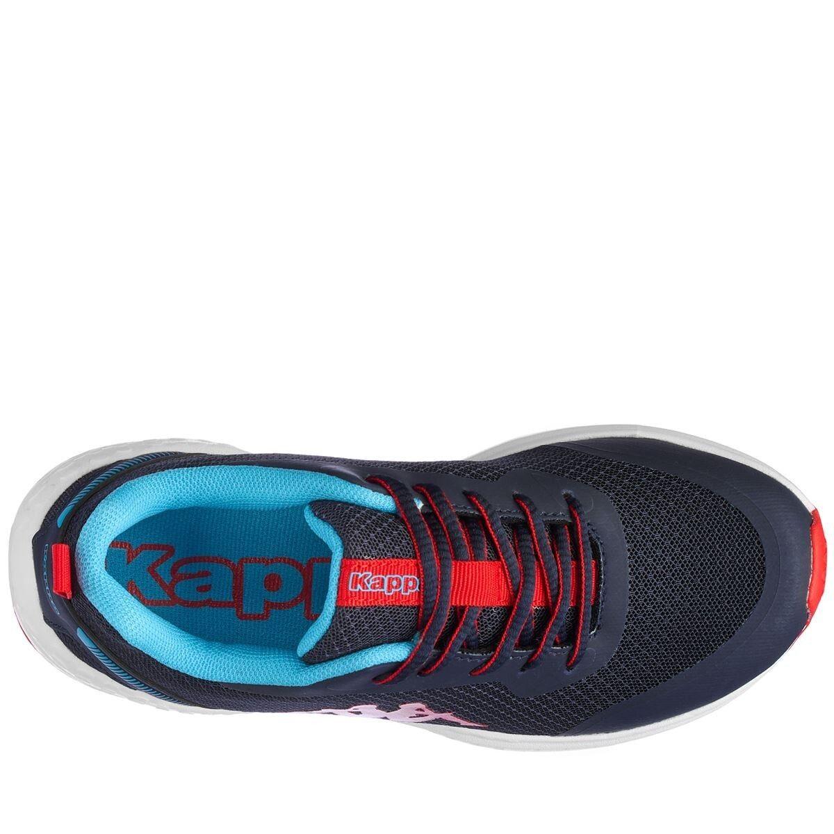 Zapatilla Teens Logo Glinch Blue Marine Red Turqouise-3